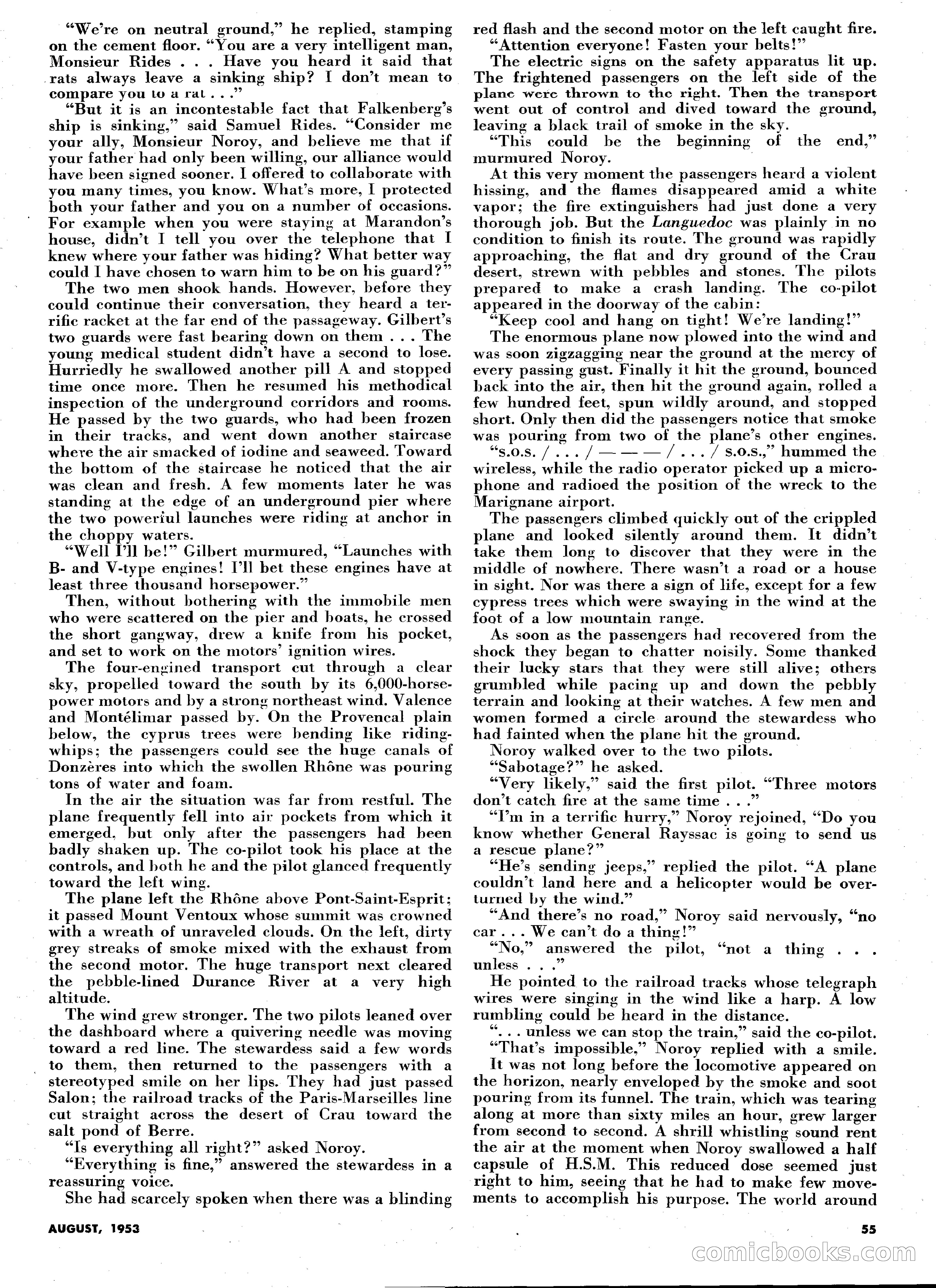 Science Fiction Plus, August 1953 — page 55 of 68