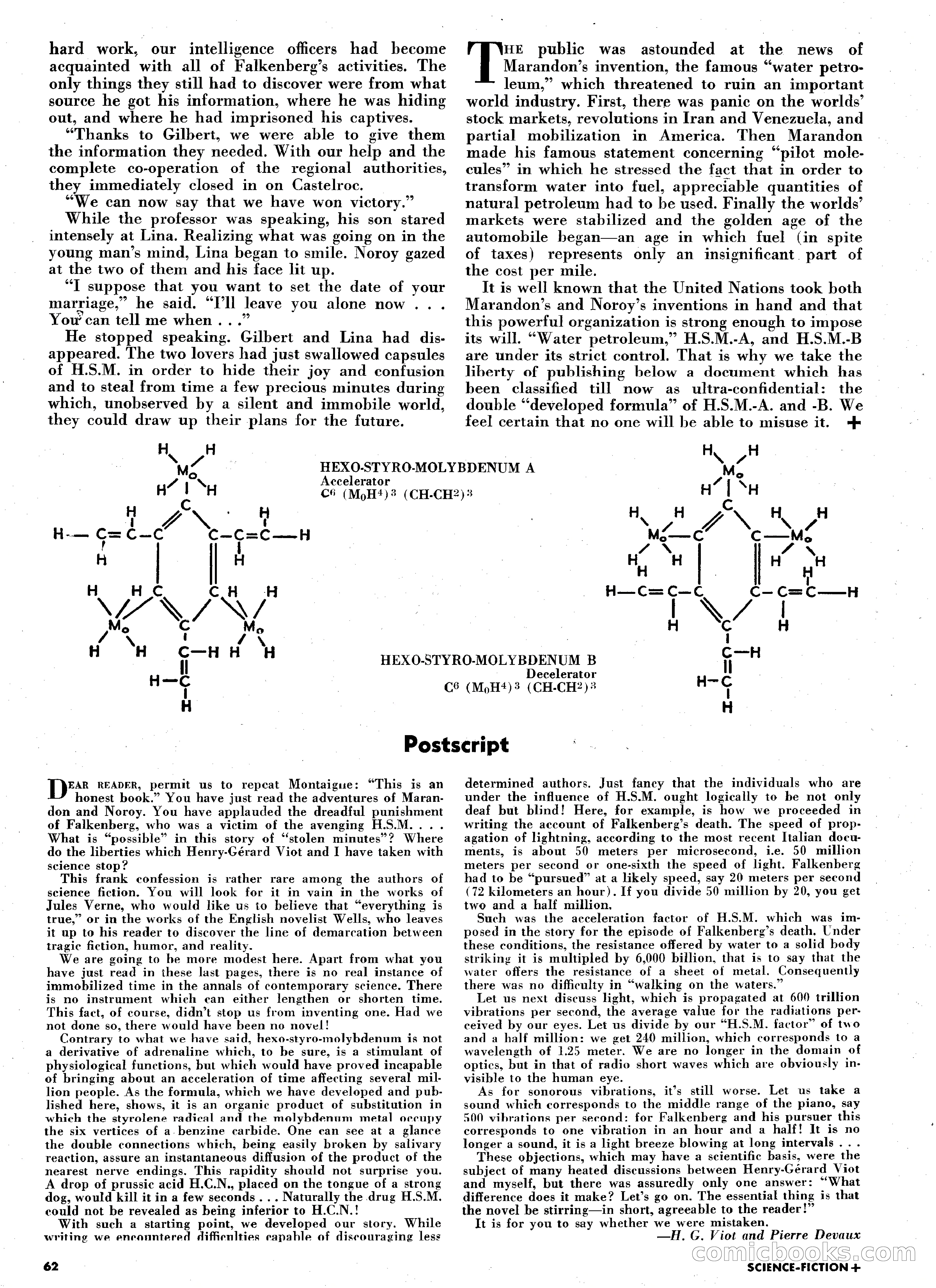 Science Fiction Plus, August 1953 — page 62 of 68