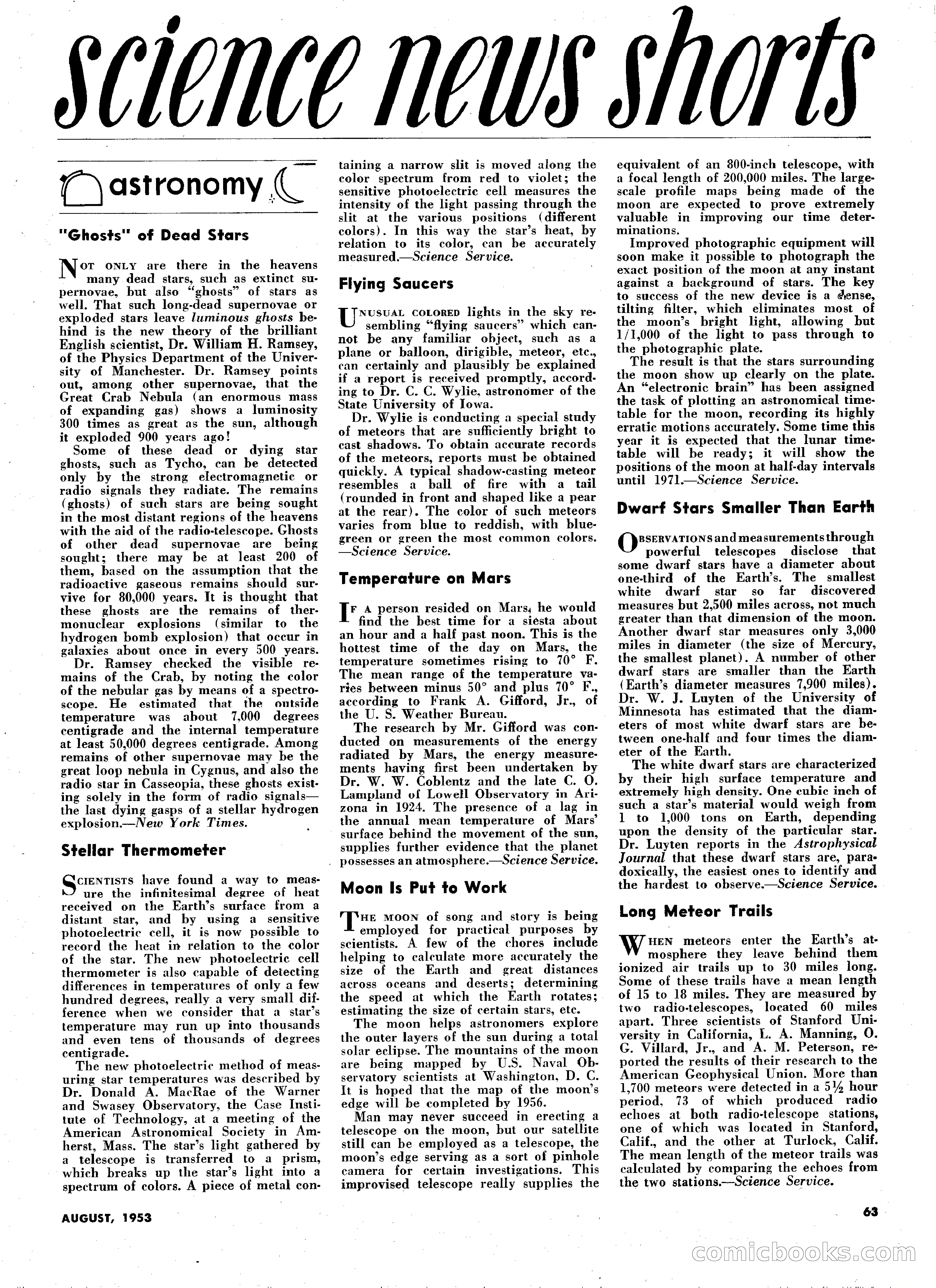 Science Fiction Plus, August 1953 — page 63 of 68