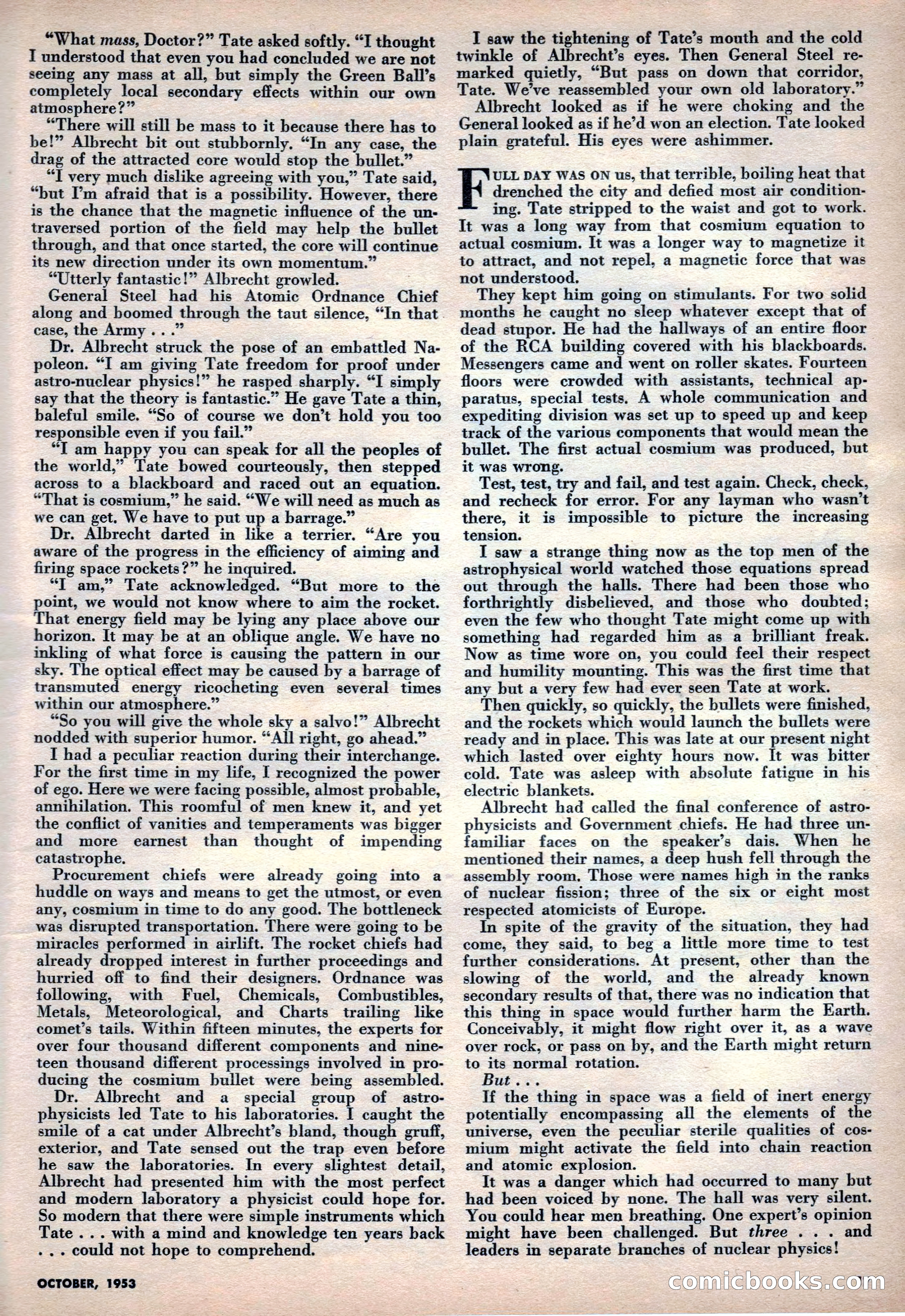 Science Fiction Plus, October 1953 — page 17 of 68