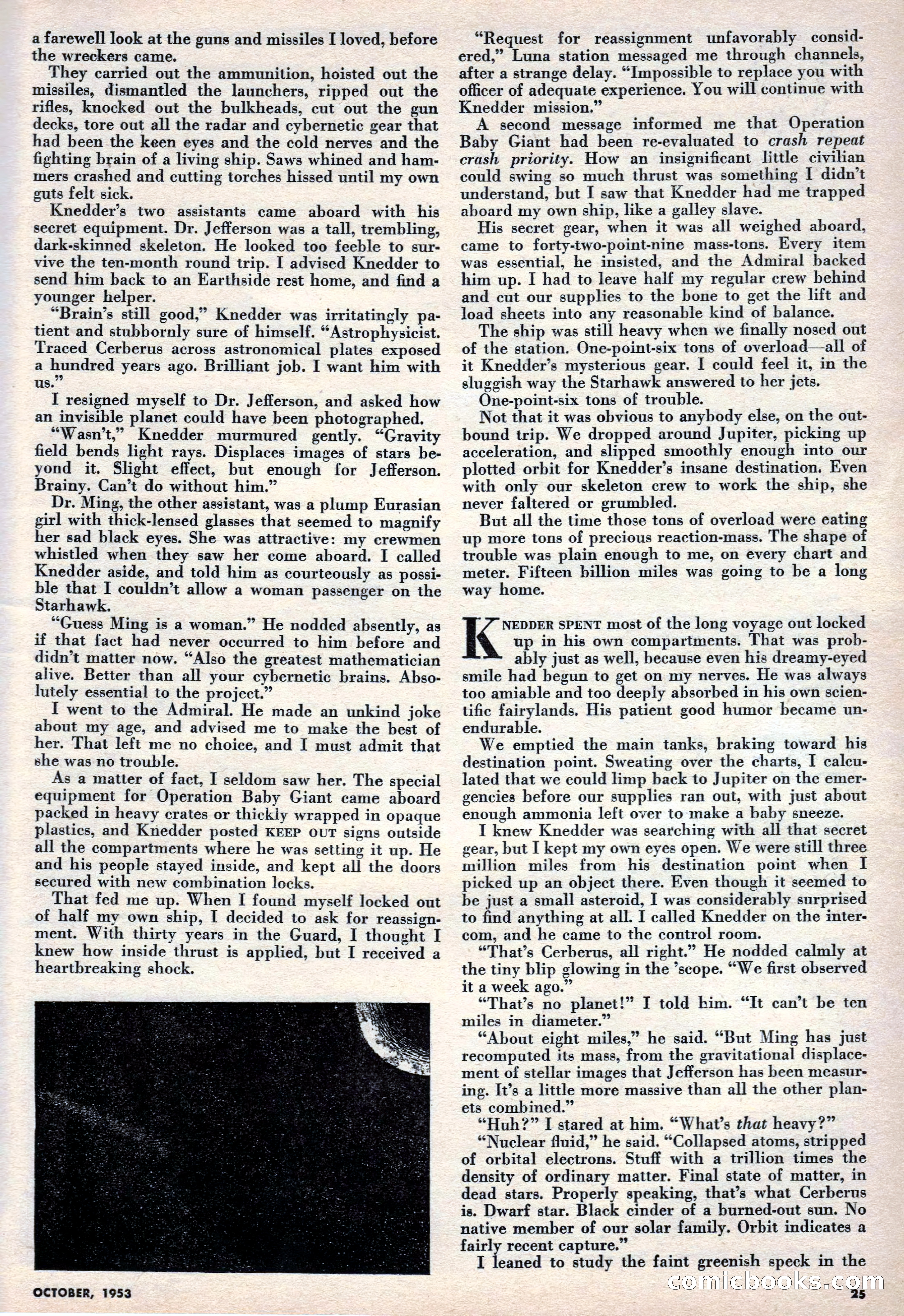 Science Fiction Plus, October 1953 — page 25 of 68