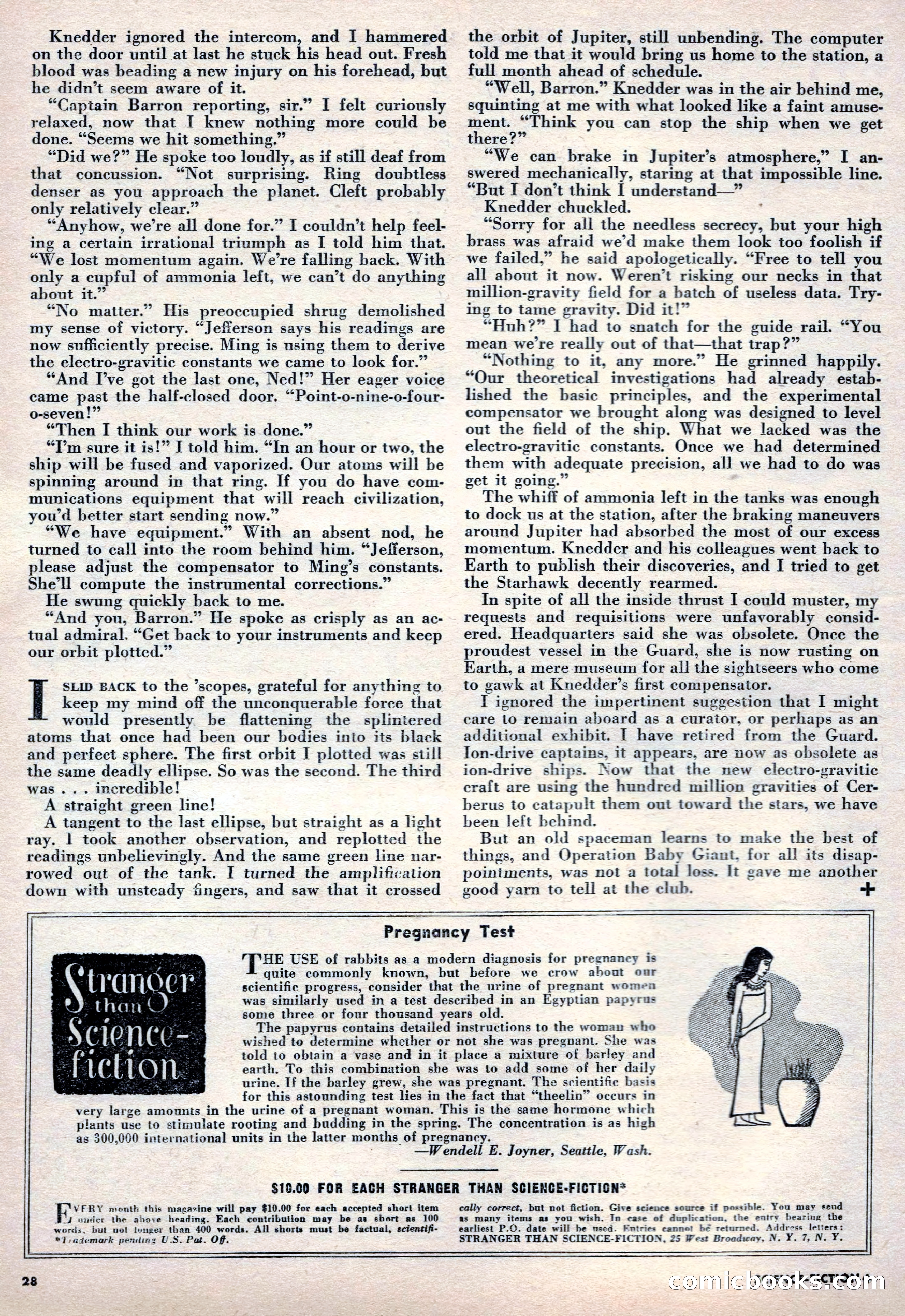 Science Fiction Plus, October 1953 — page 28 of 68