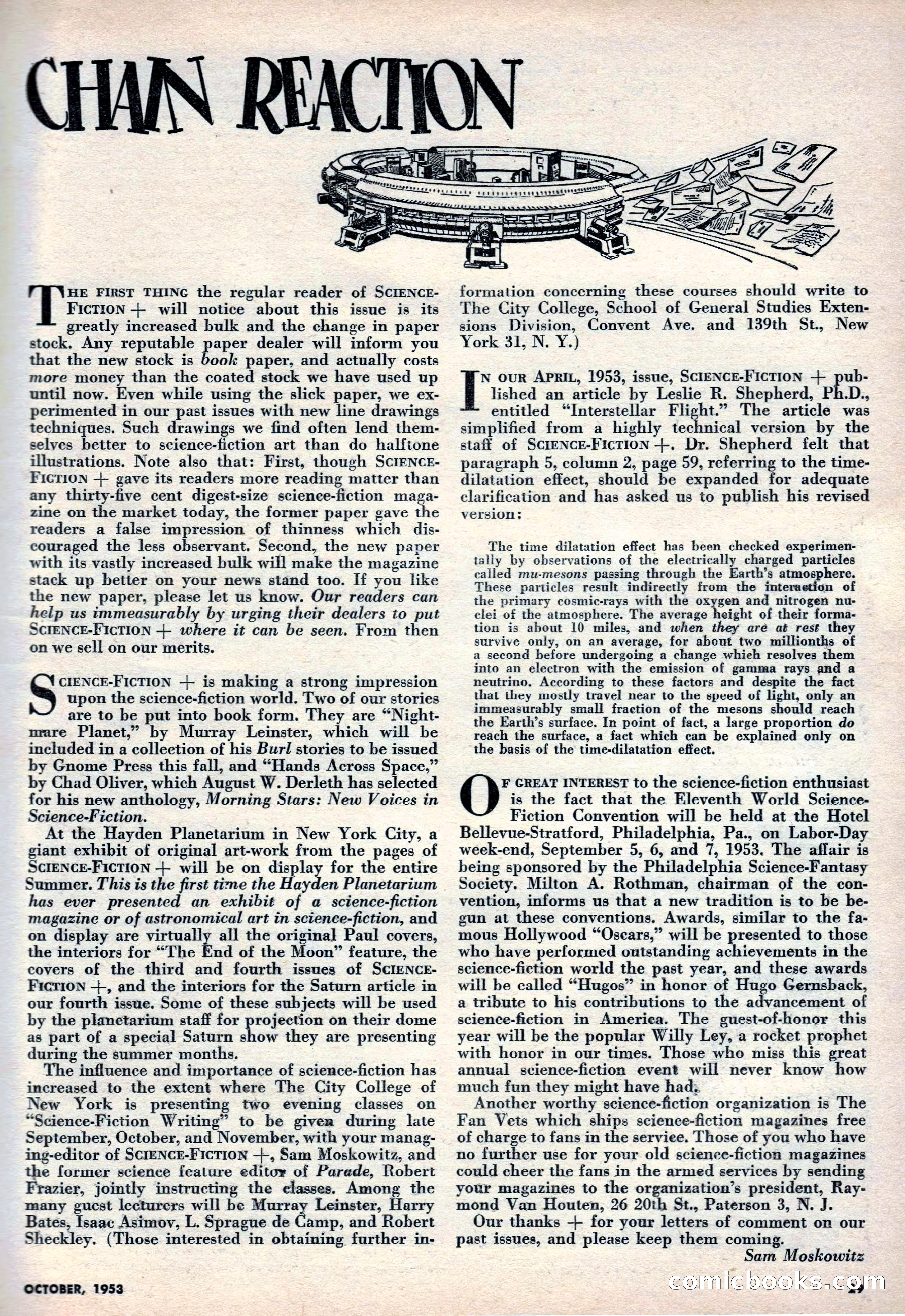 Science Fiction Plus, October 1953 — page 29 of 68