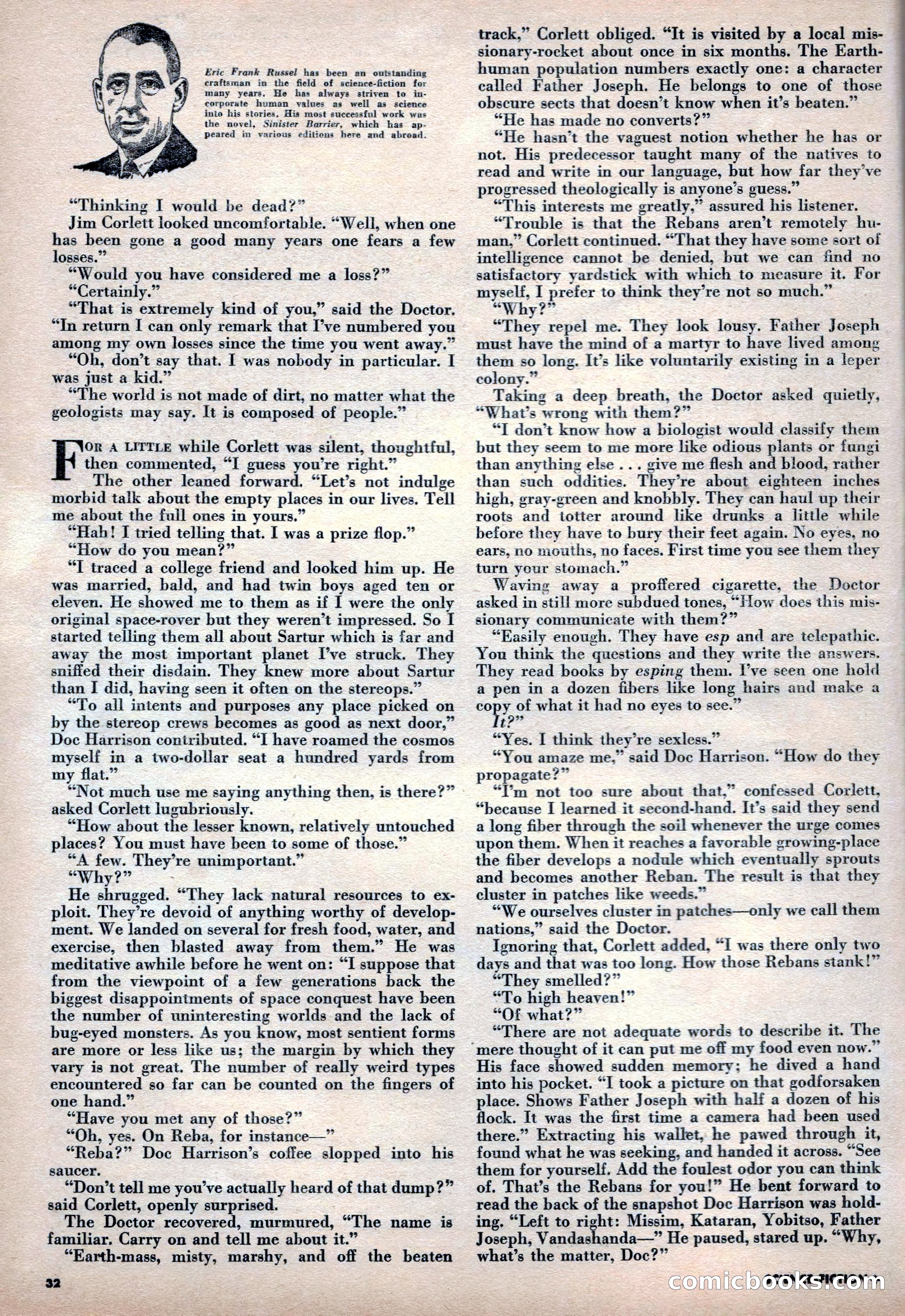 Science Fiction Plus, October 1953 — page 32 of 68