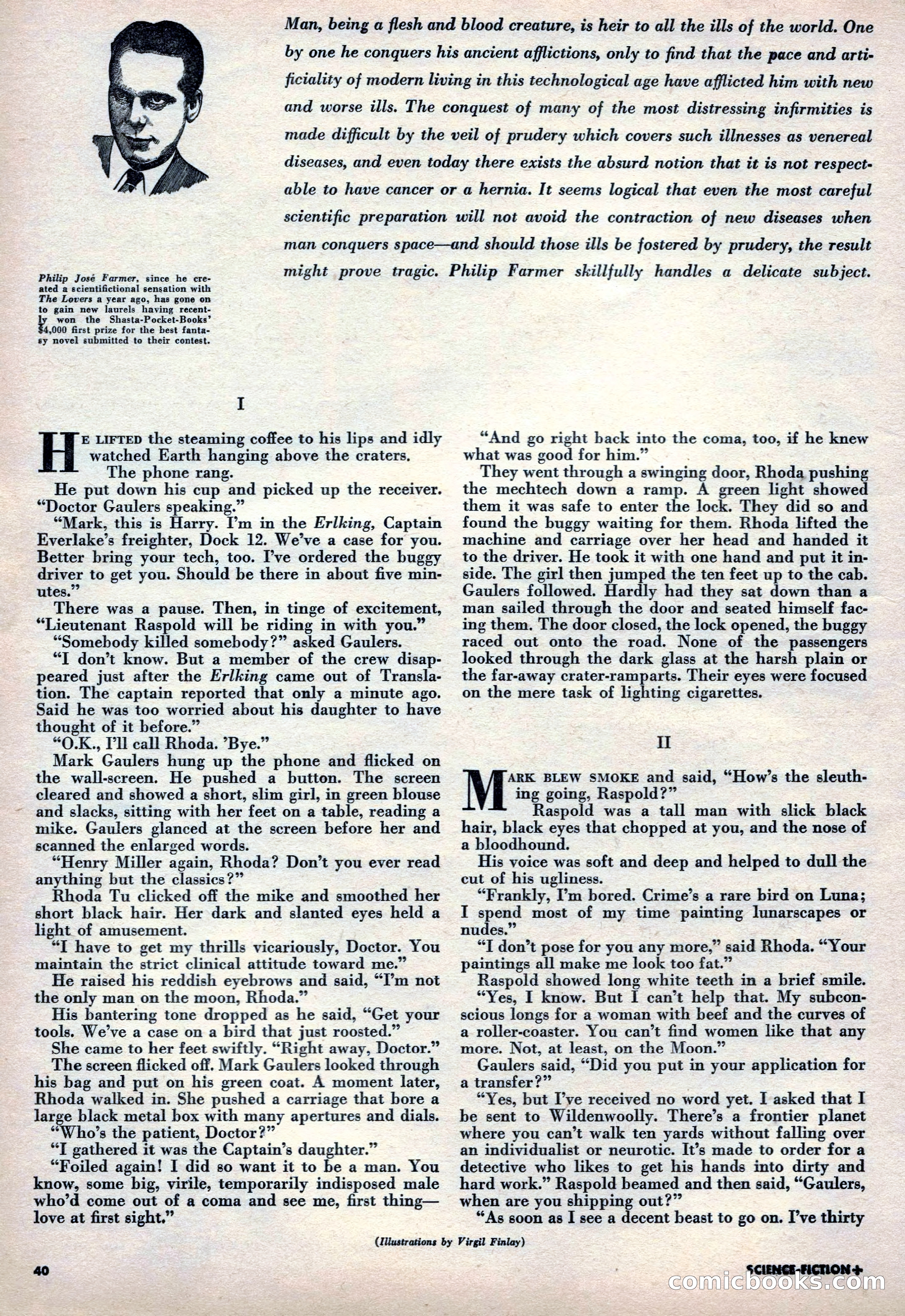 Science Fiction Plus, October 1953 — page 40 of 68