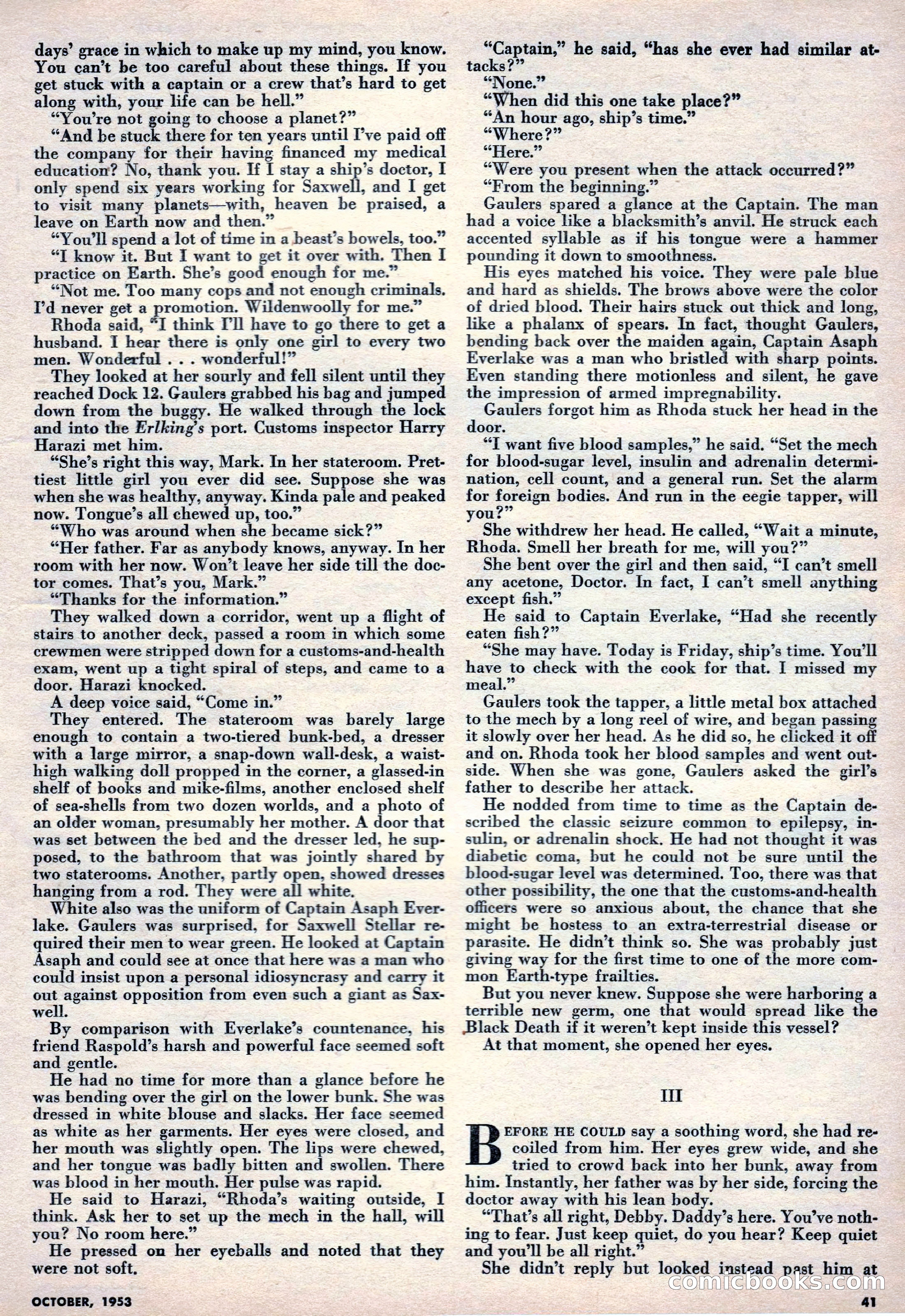Science Fiction Plus, October 1953 — page 41 of 68