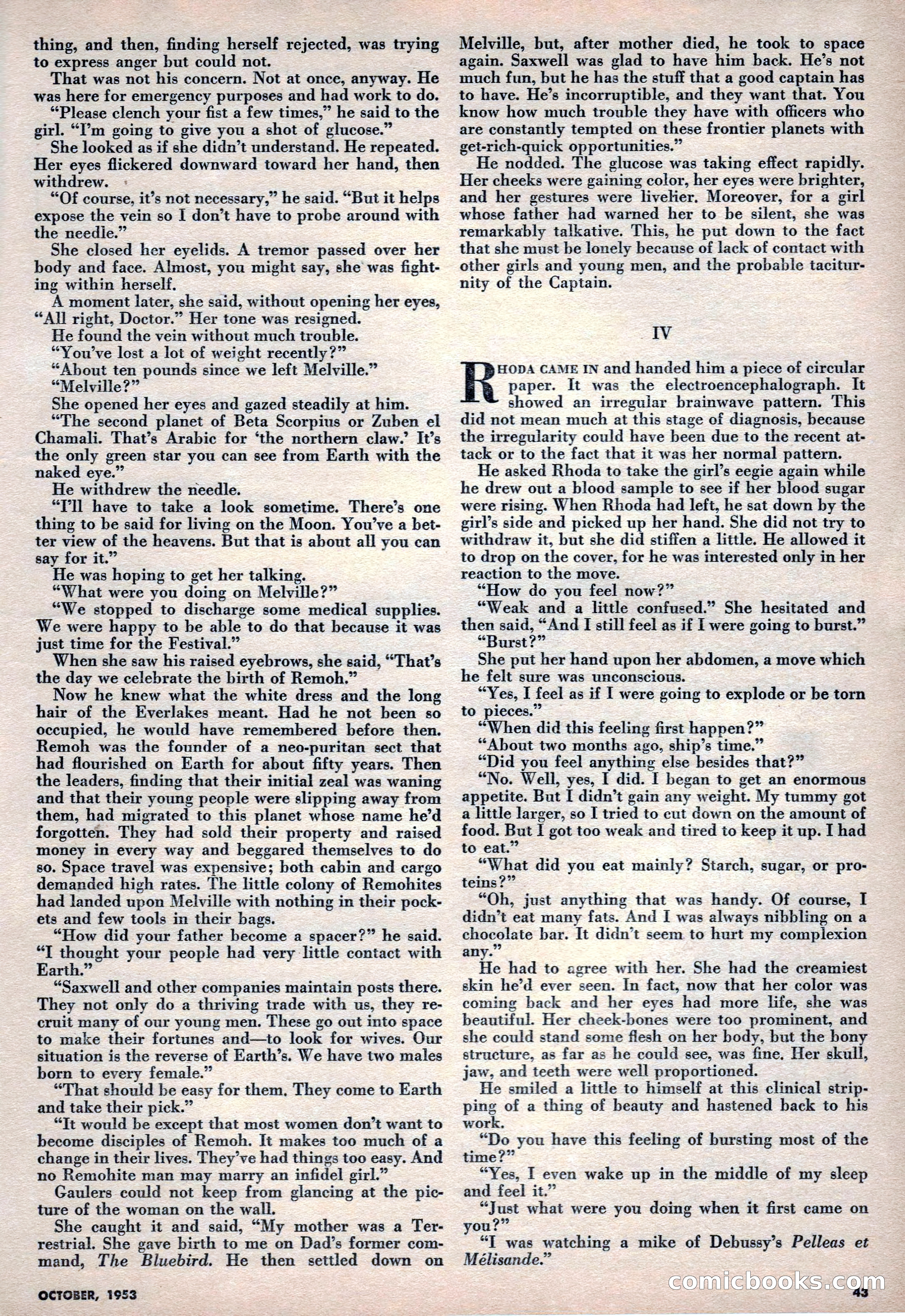 Science Fiction Plus, October 1953 — page 43 of 68