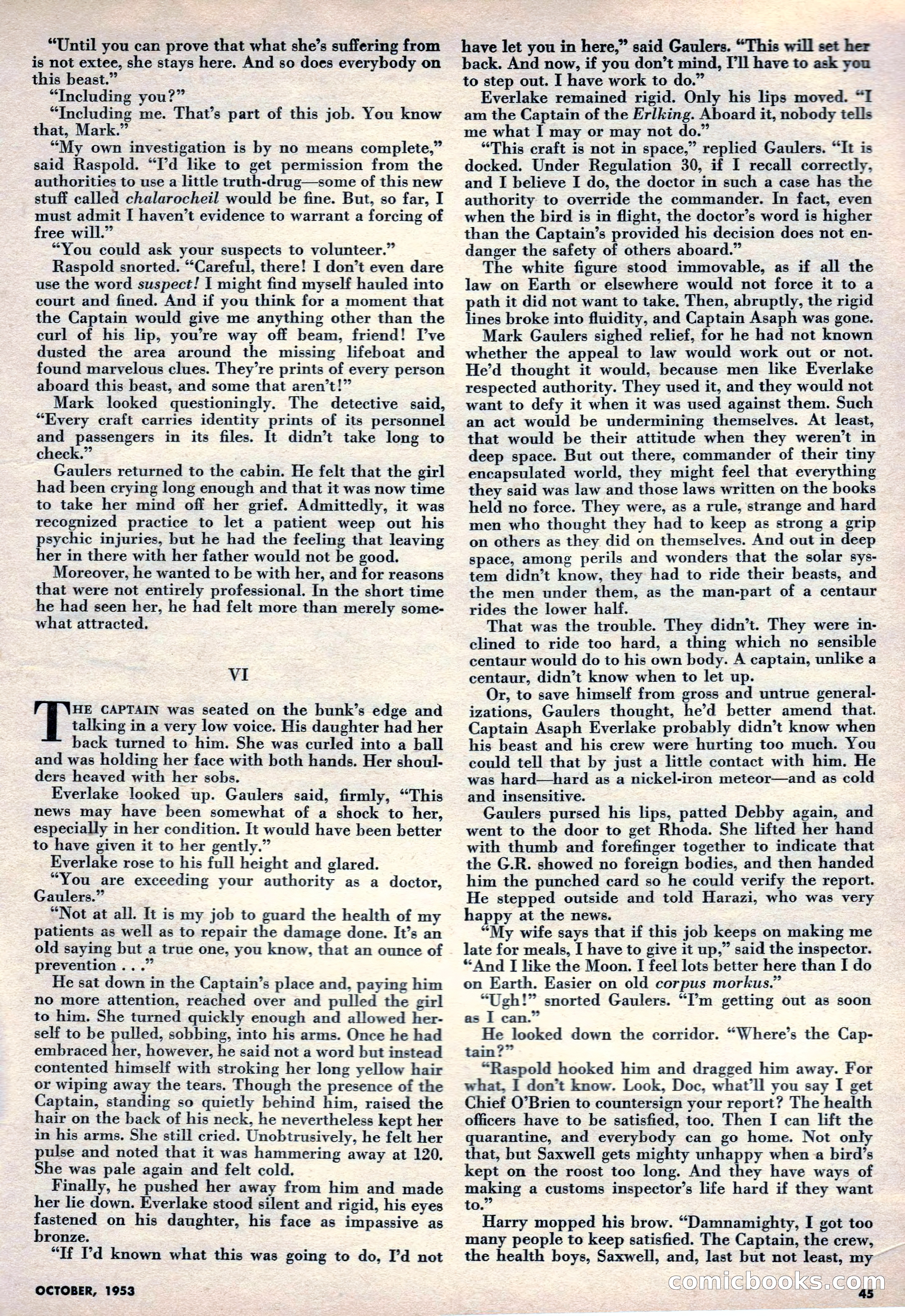 Science Fiction Plus, October 1953 — page 45 of 68