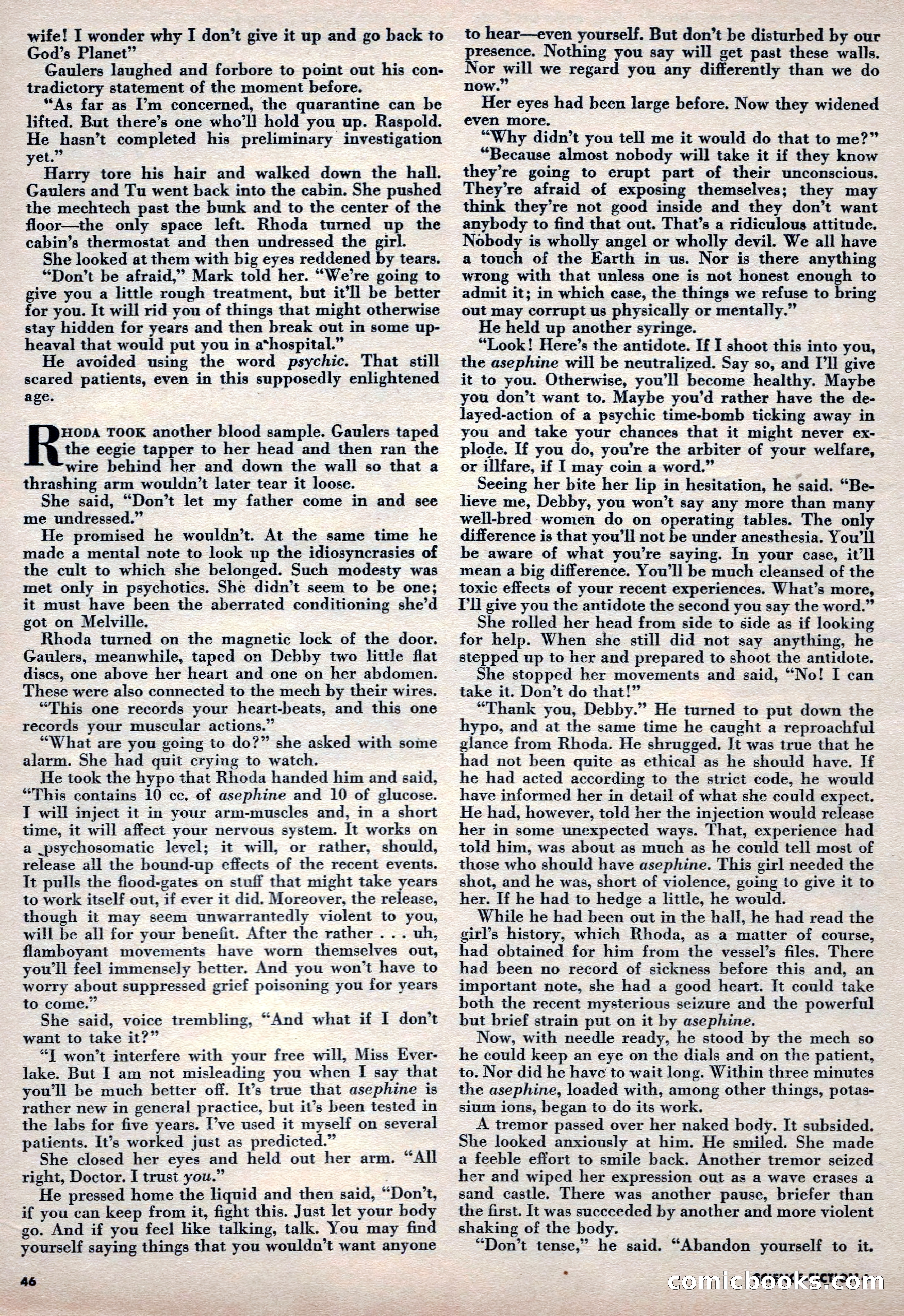 Science Fiction Plus, October 1953 — page 46 of 68