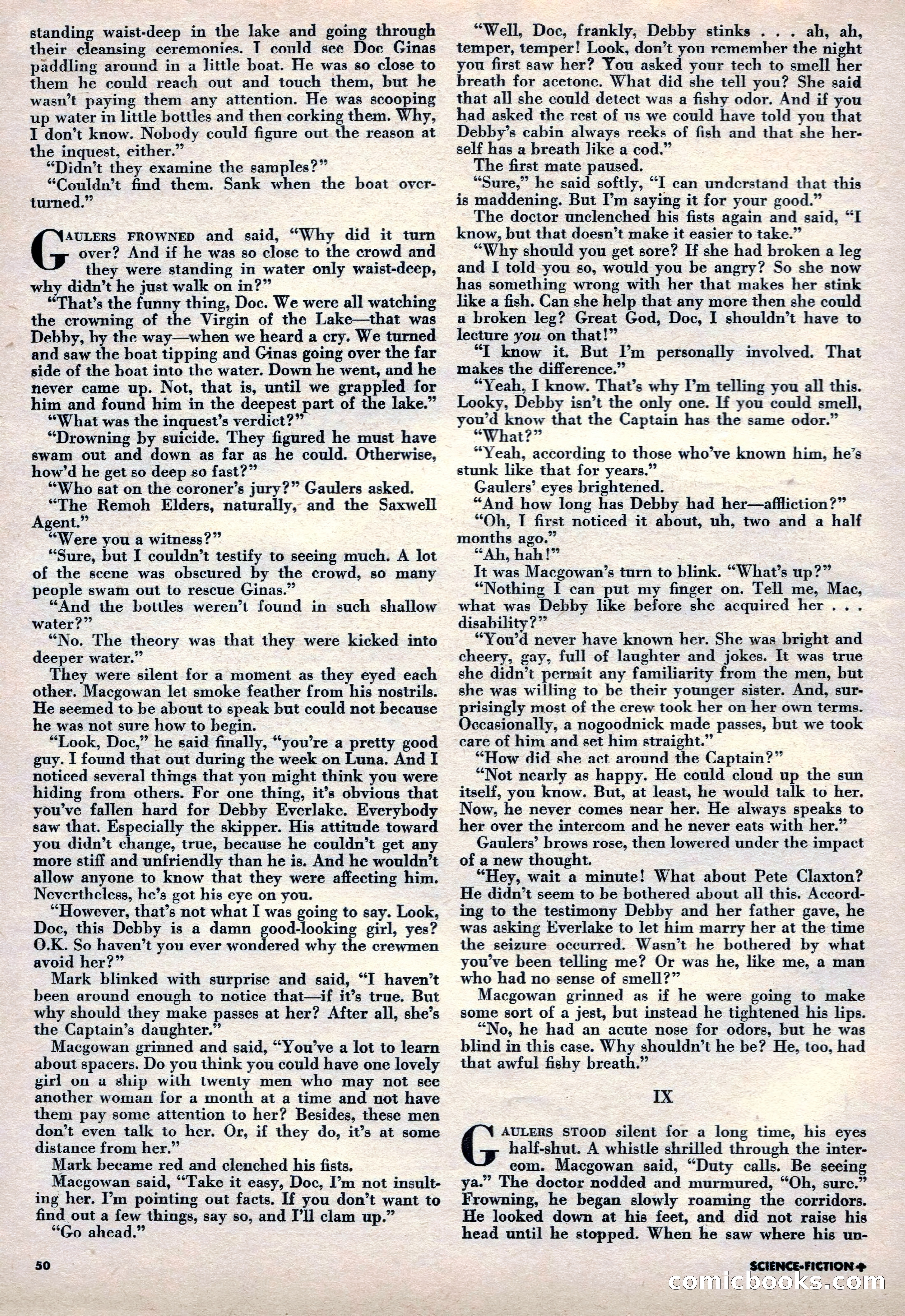 Science Fiction Plus, October 1953 — page 50 of 68