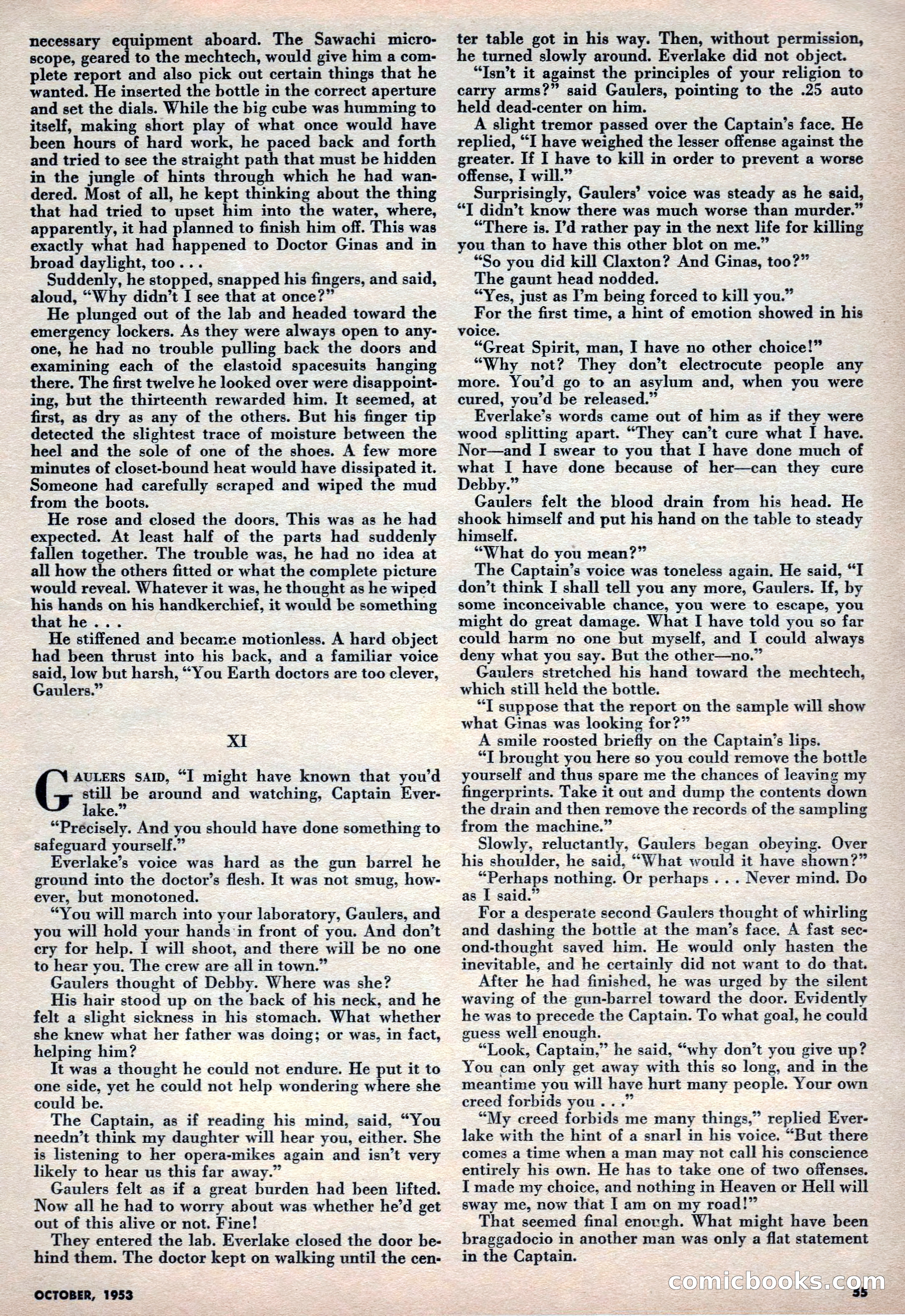 Science Fiction Plus, October 1953 — page 55 of 68