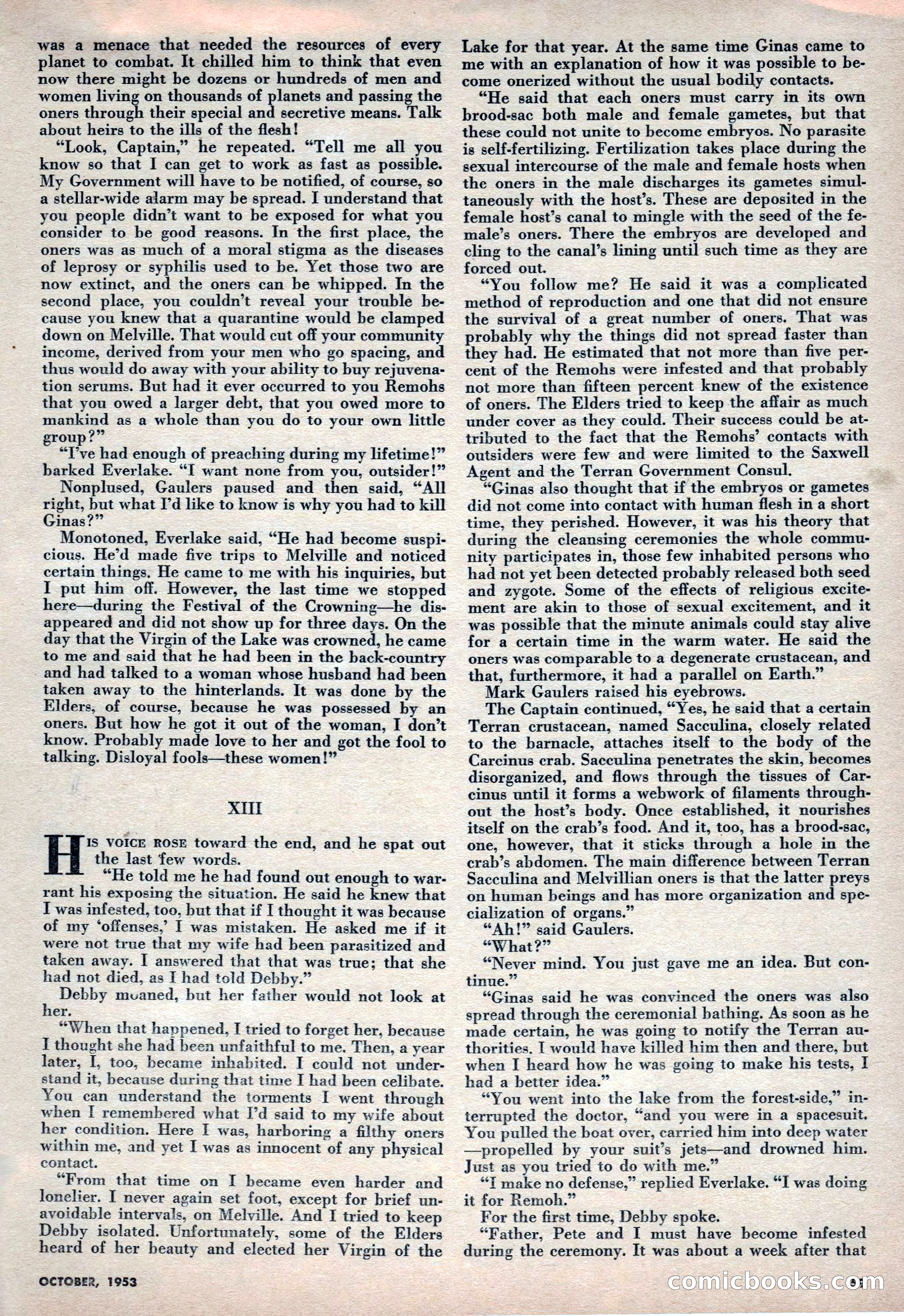 Science Fiction Plus, October 1953 — page 59 of 68