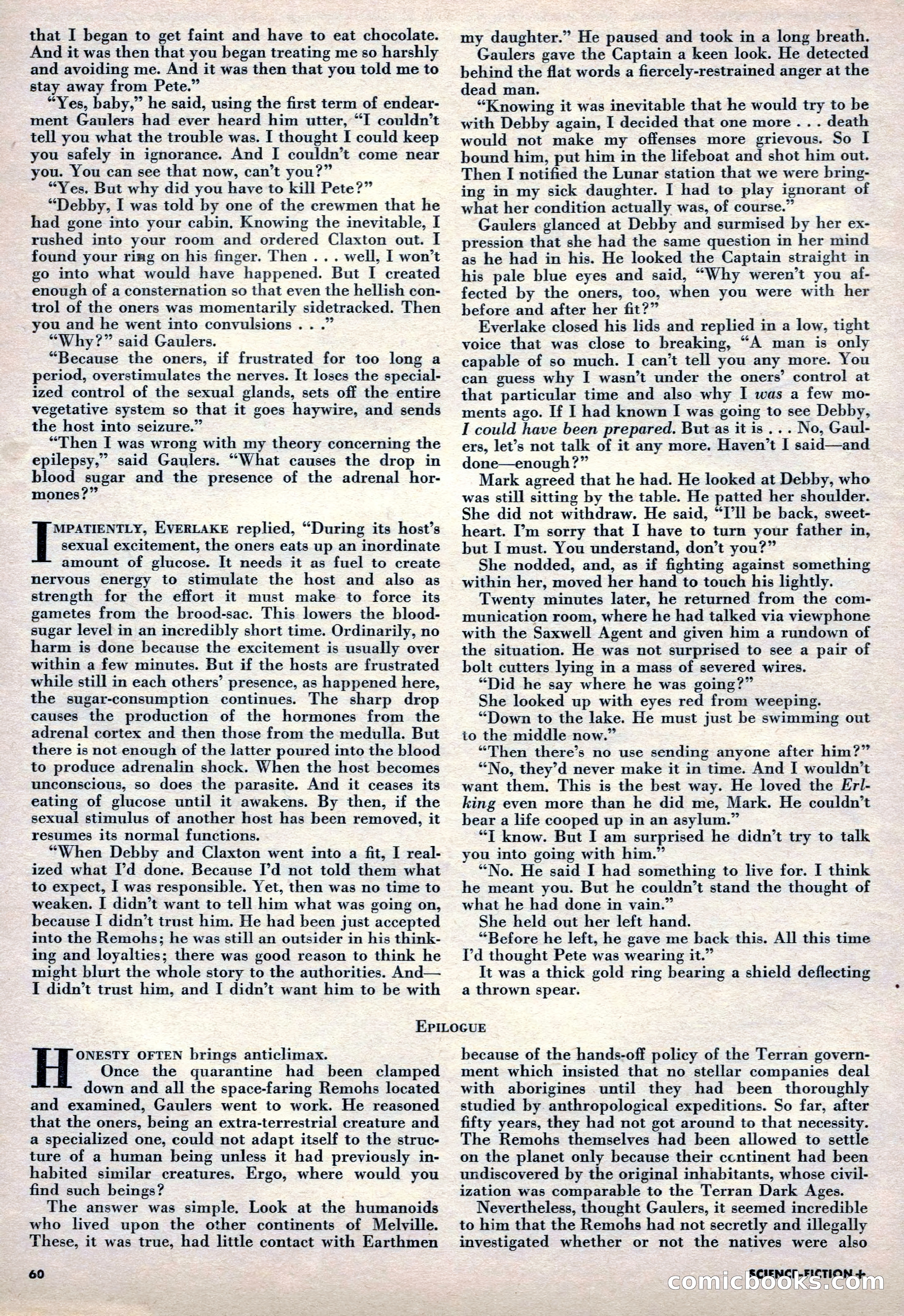 Science Fiction Plus, October 1953 — page 60 of 68