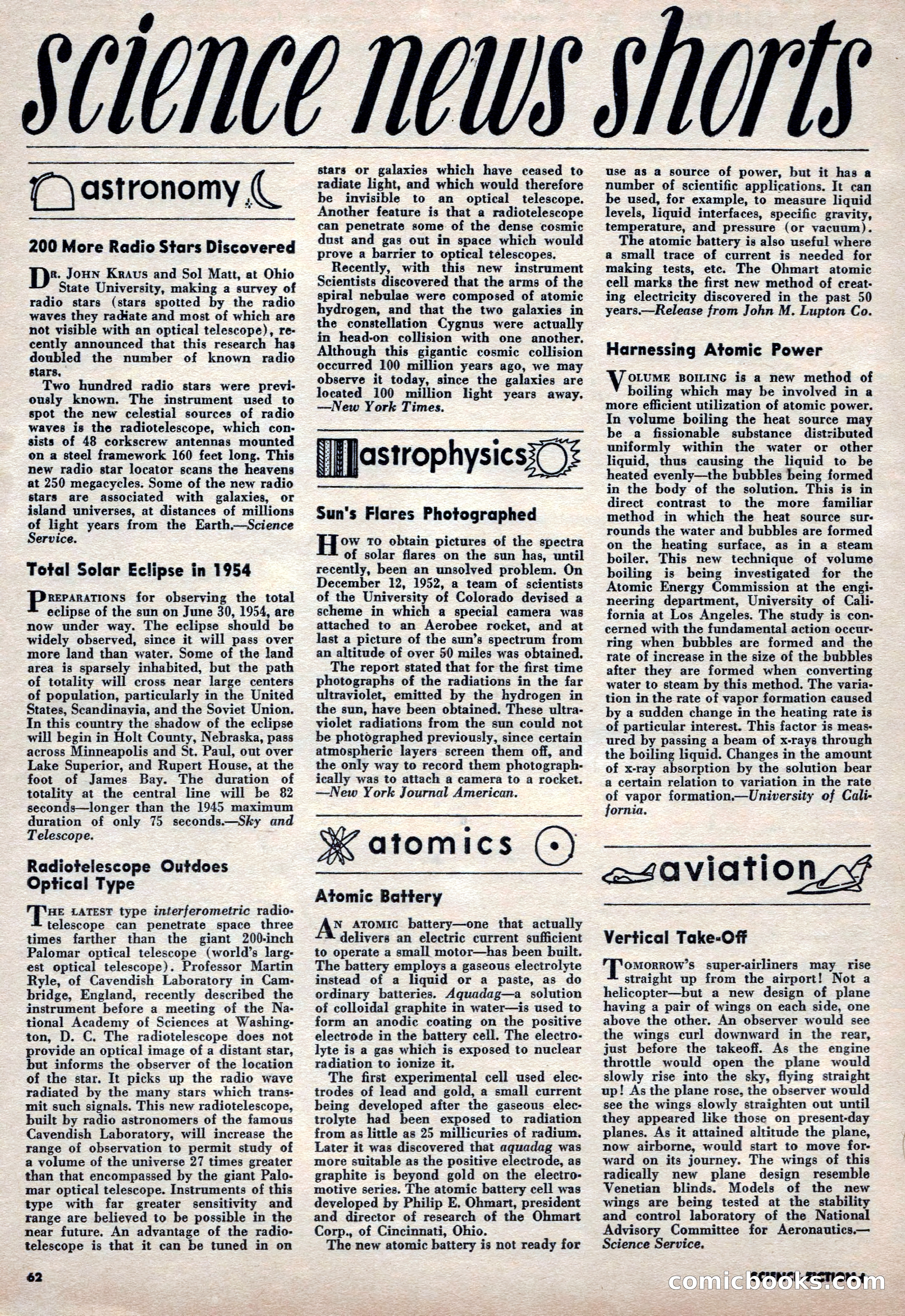 Science Fiction Plus, October 1953 — page 62 of 68