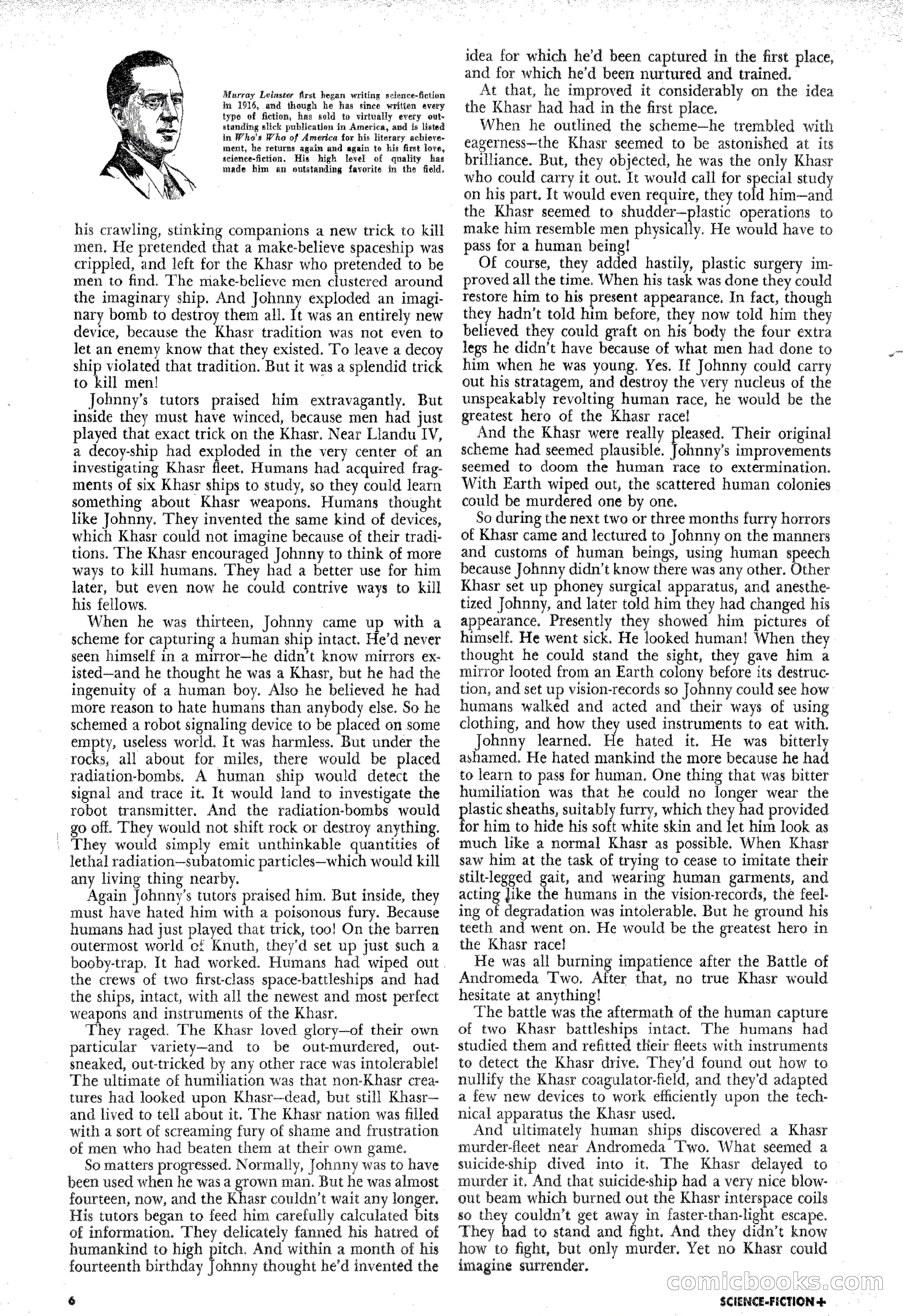 Science Fiction Plus, December 1953 — page 6 of 68