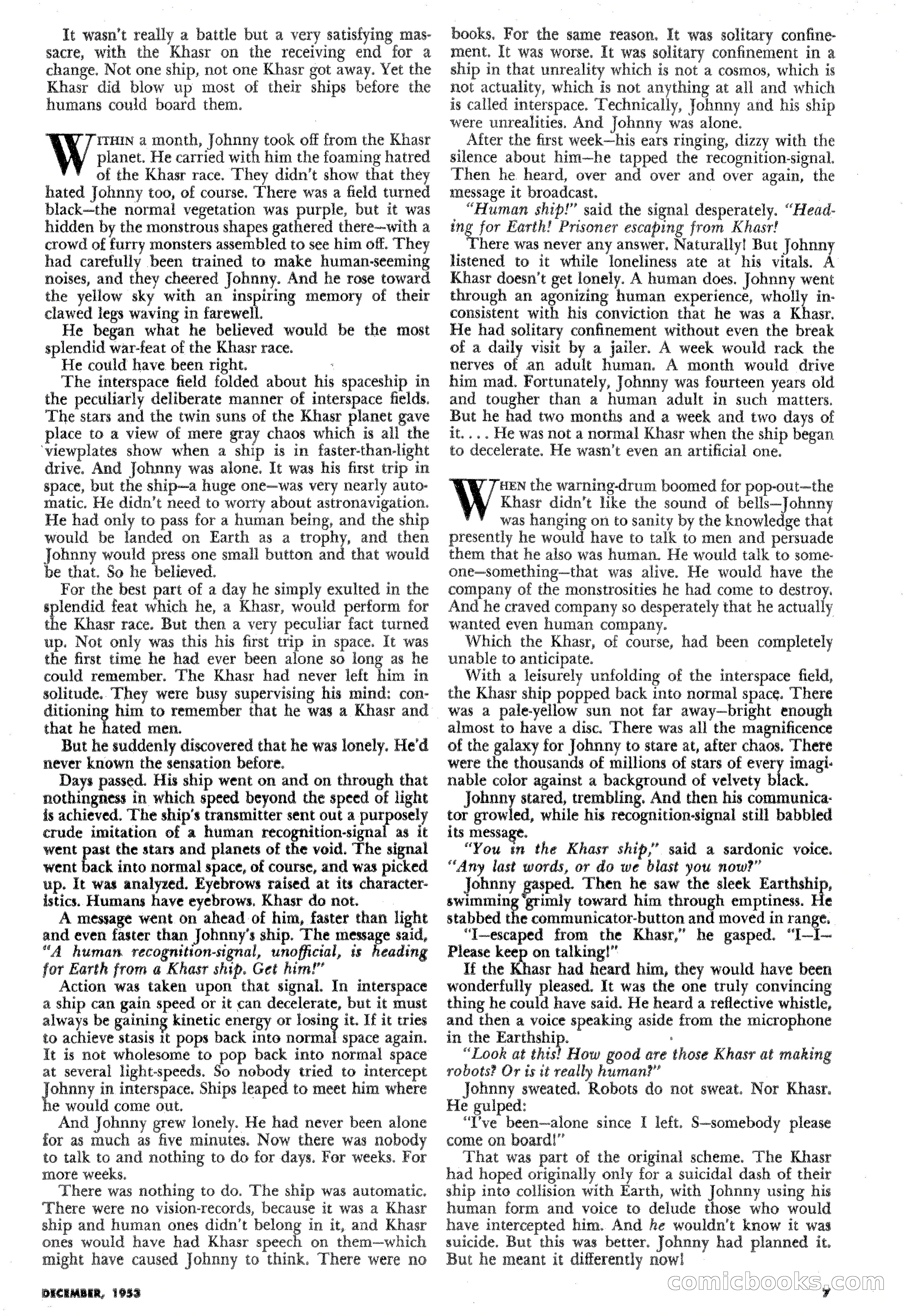 Science Fiction Plus, December 1953 — page 7 of 68