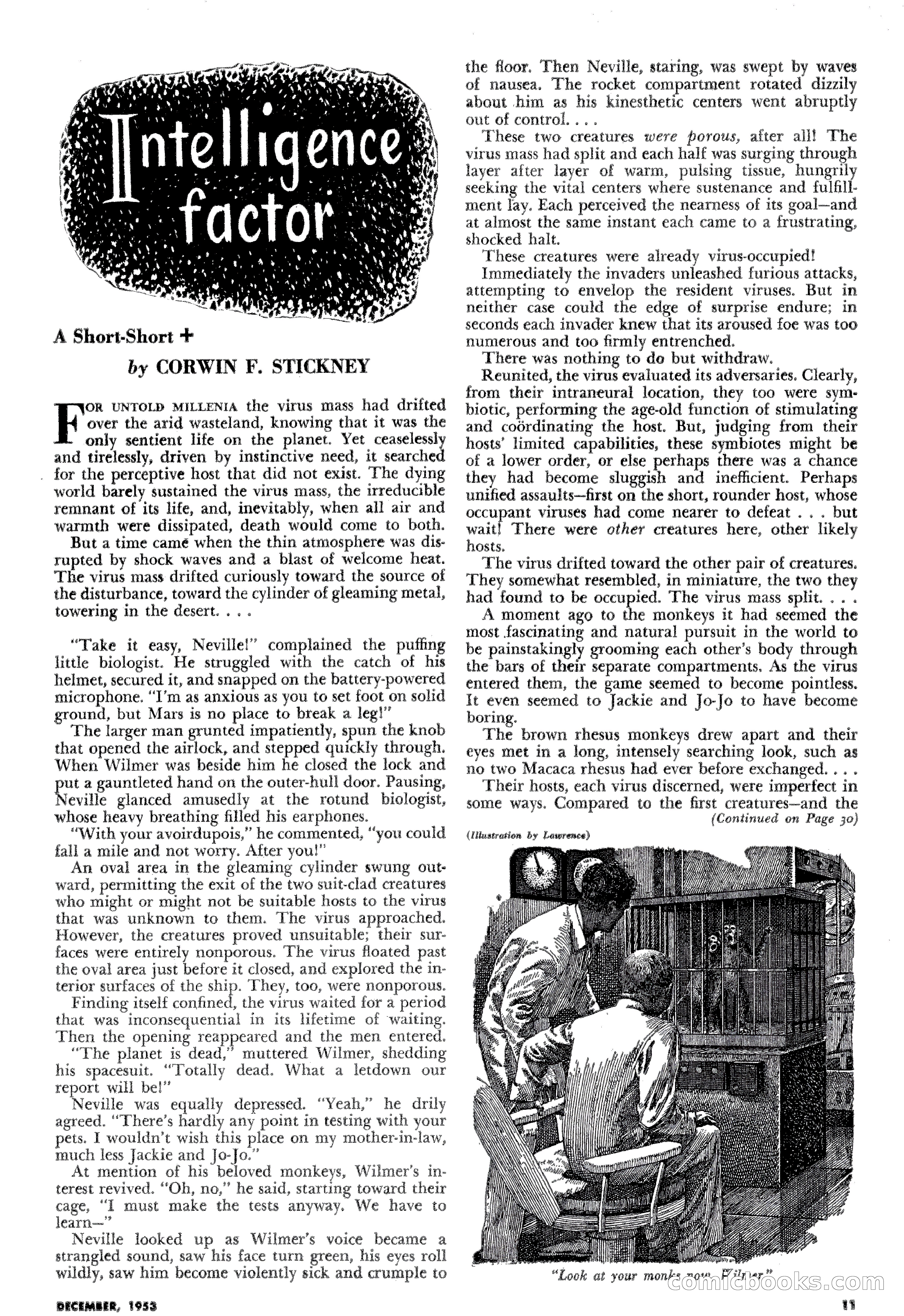 Science Fiction Plus, December 1953 — page 11 of 68