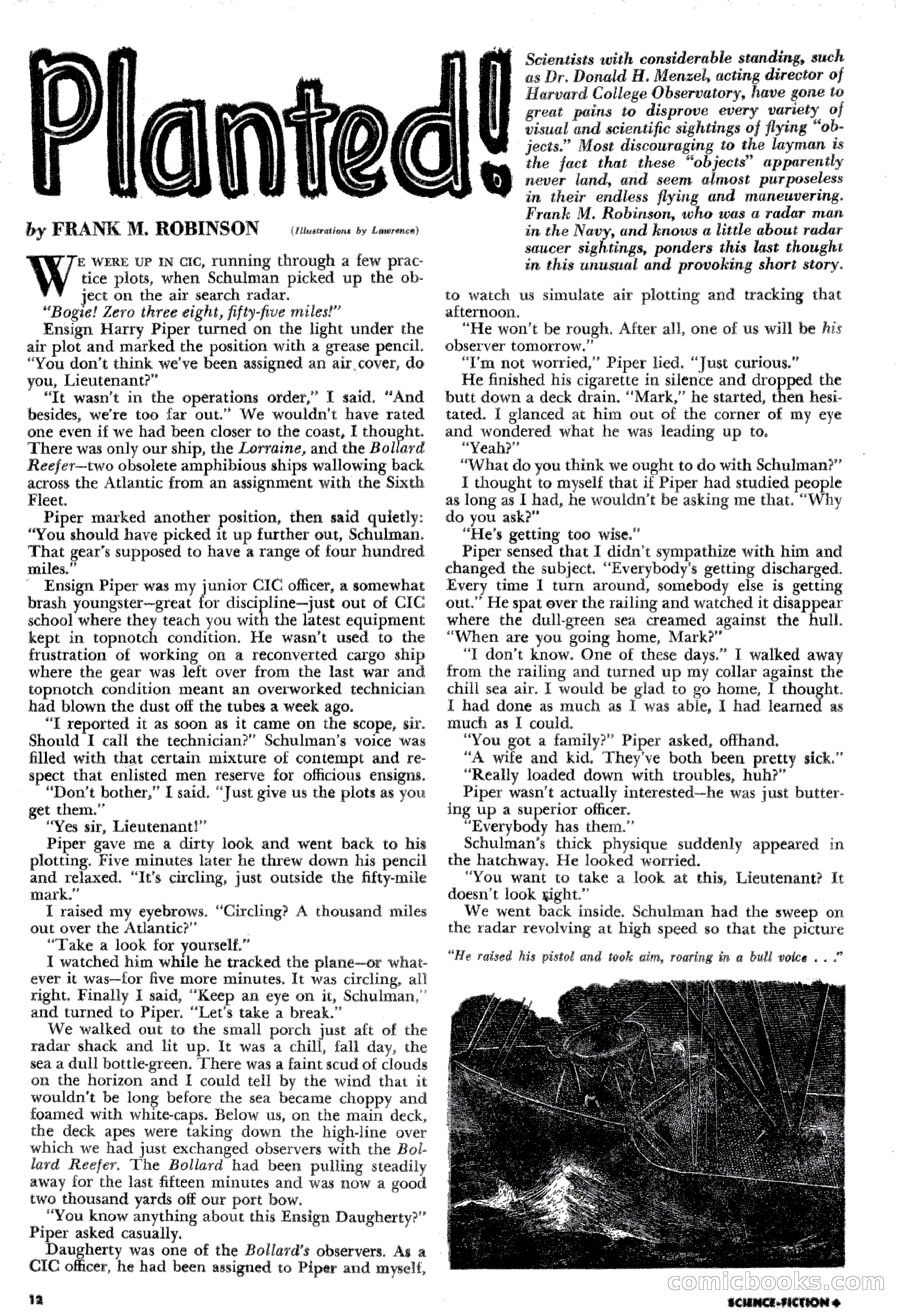 Science Fiction Plus, December 1953 — page 12 of 68