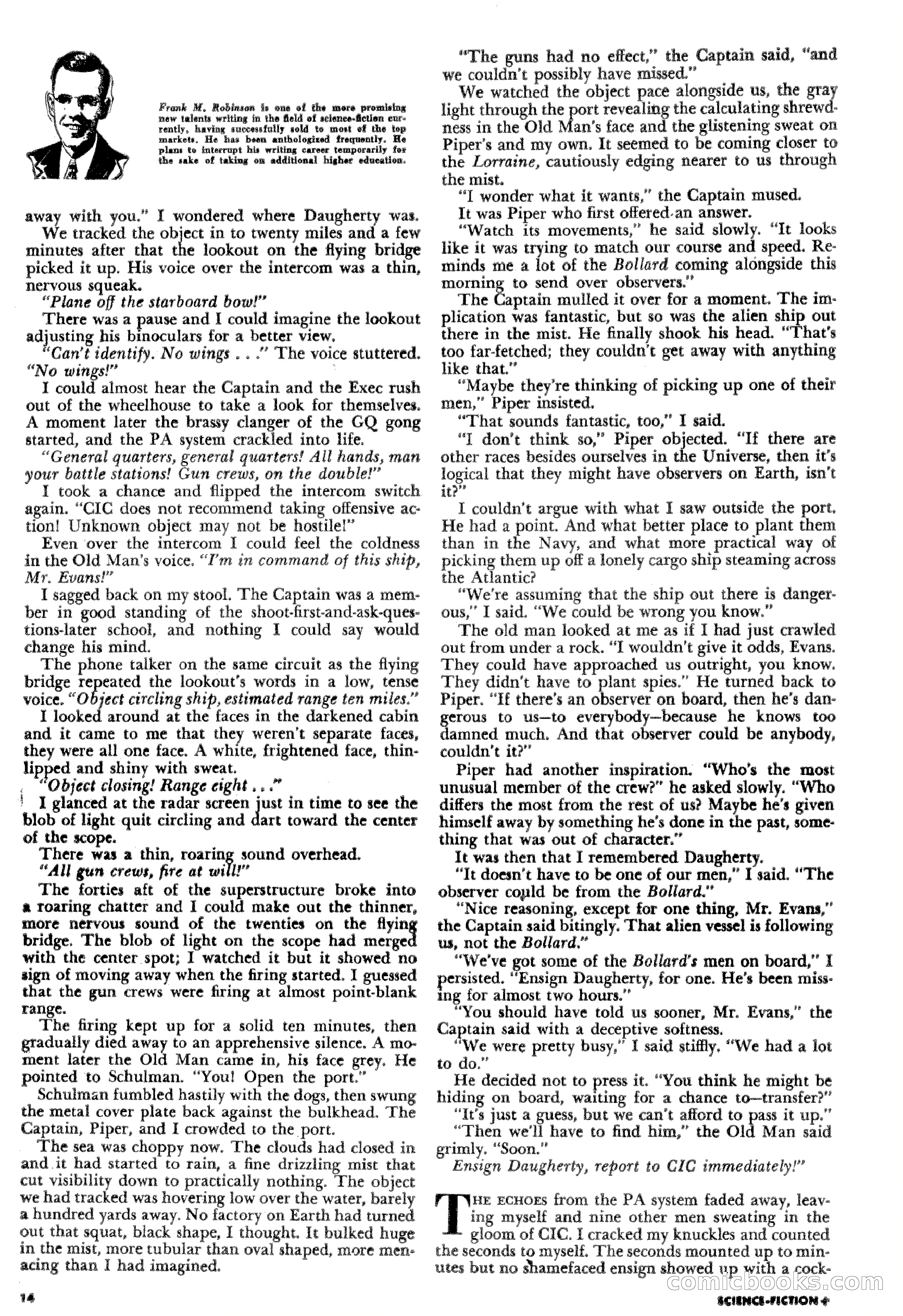 Science Fiction Plus, December 1953 — page 14 of 68