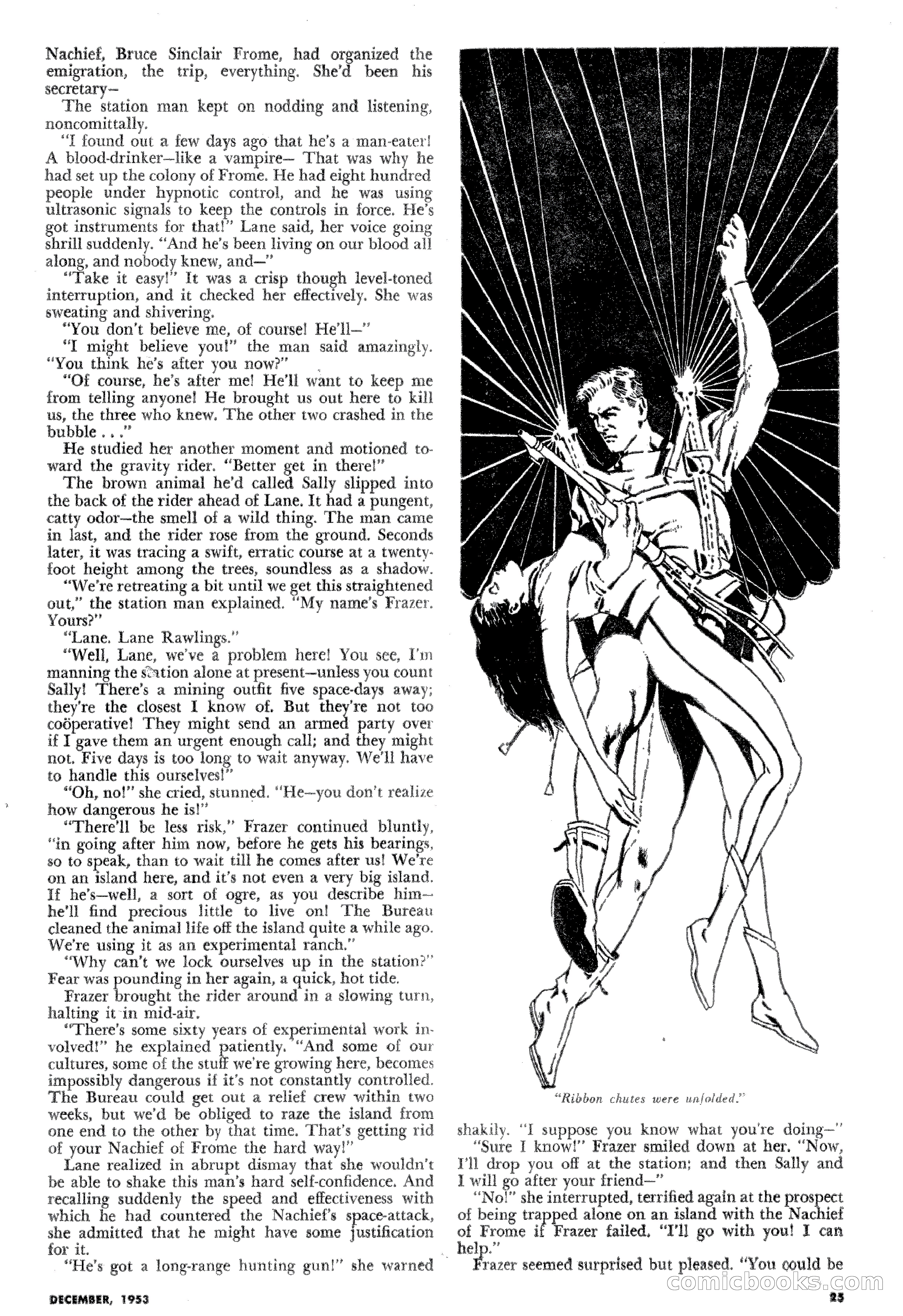 Science Fiction Plus, December 1953 — page 25 of 68