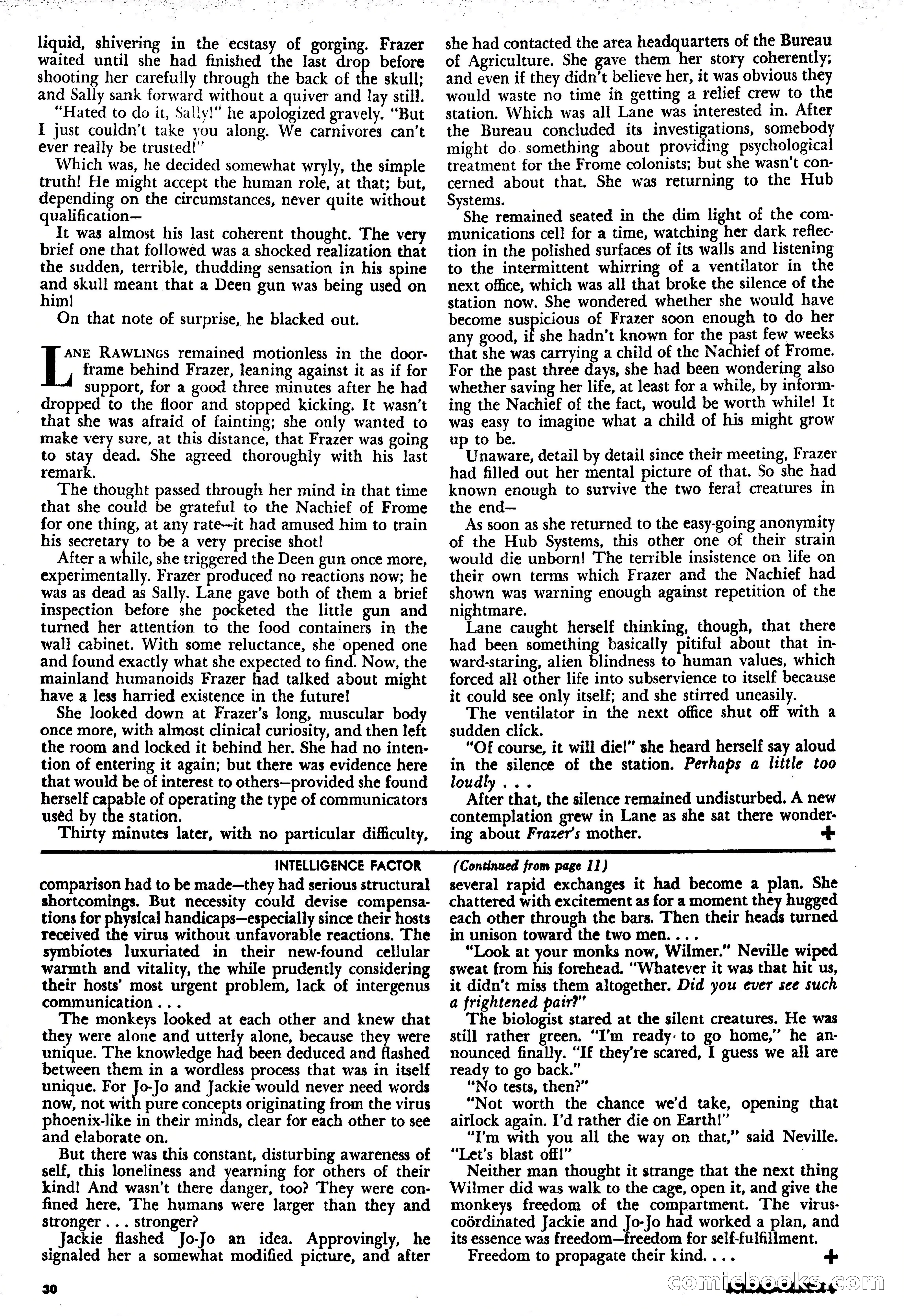 Science Fiction Plus, December 1953 — page 30 of 68