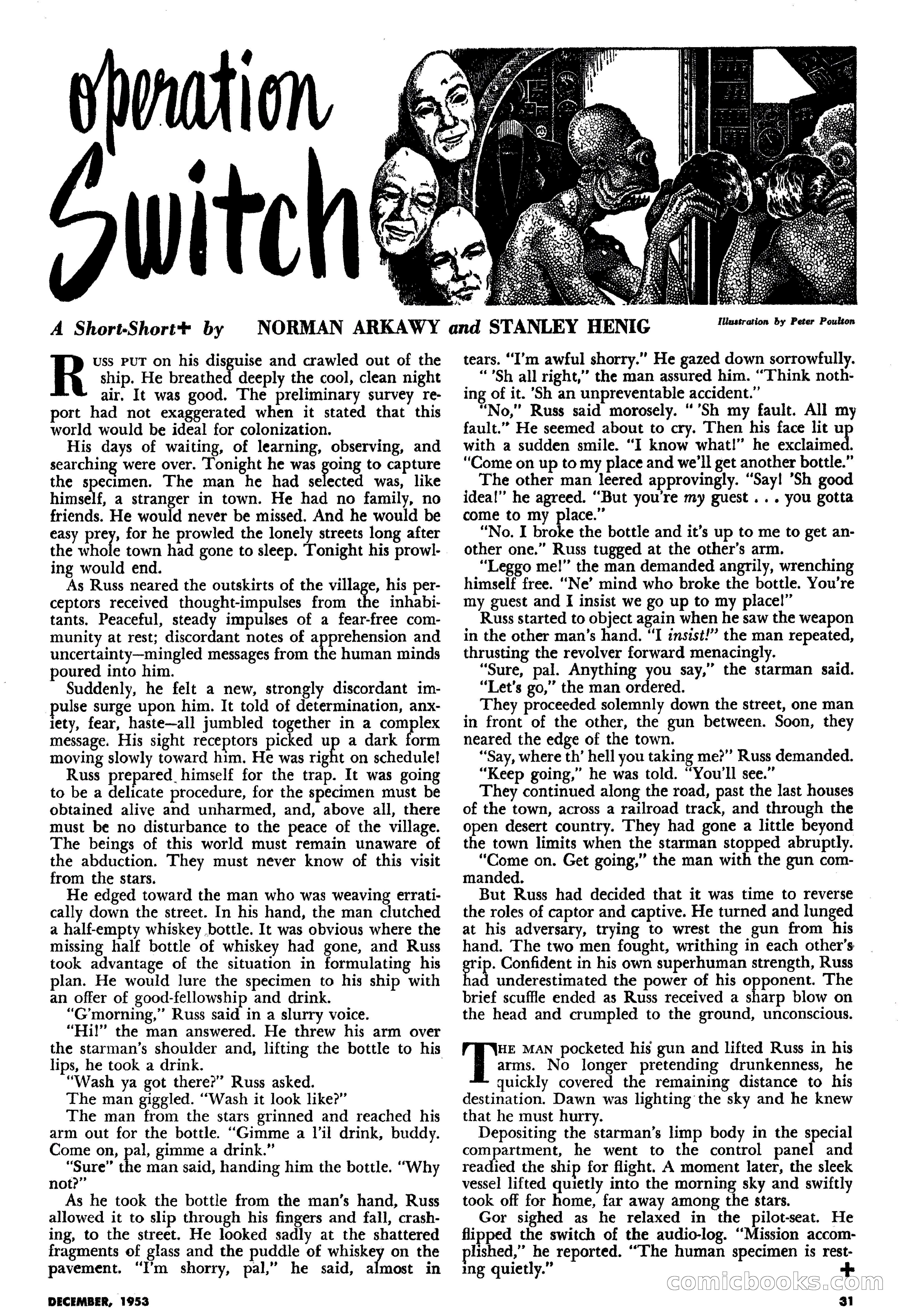 Science Fiction Plus, December 1953 — page 31 of 68