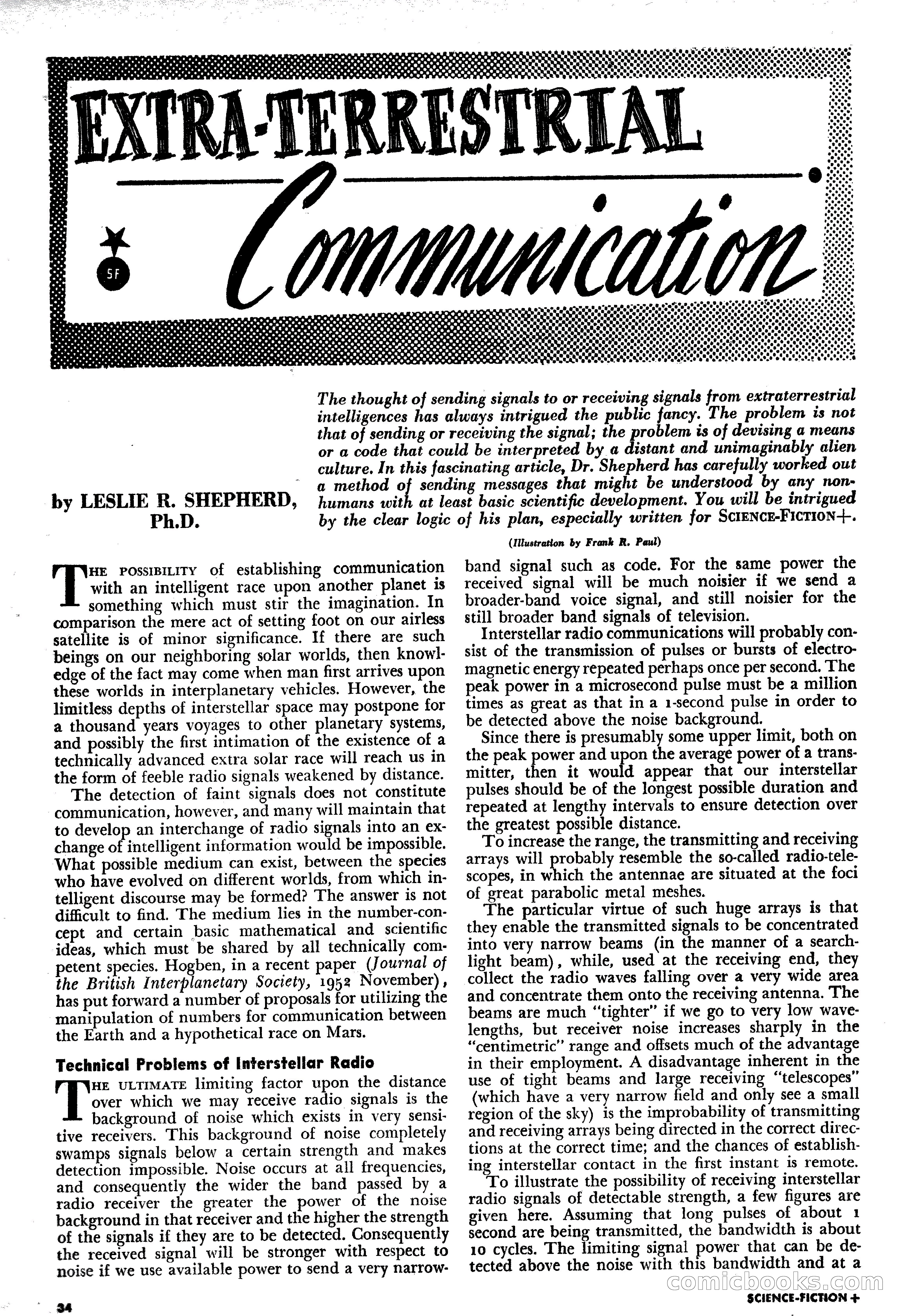 Science Fiction Plus, December 1953 — page 34 of 68
