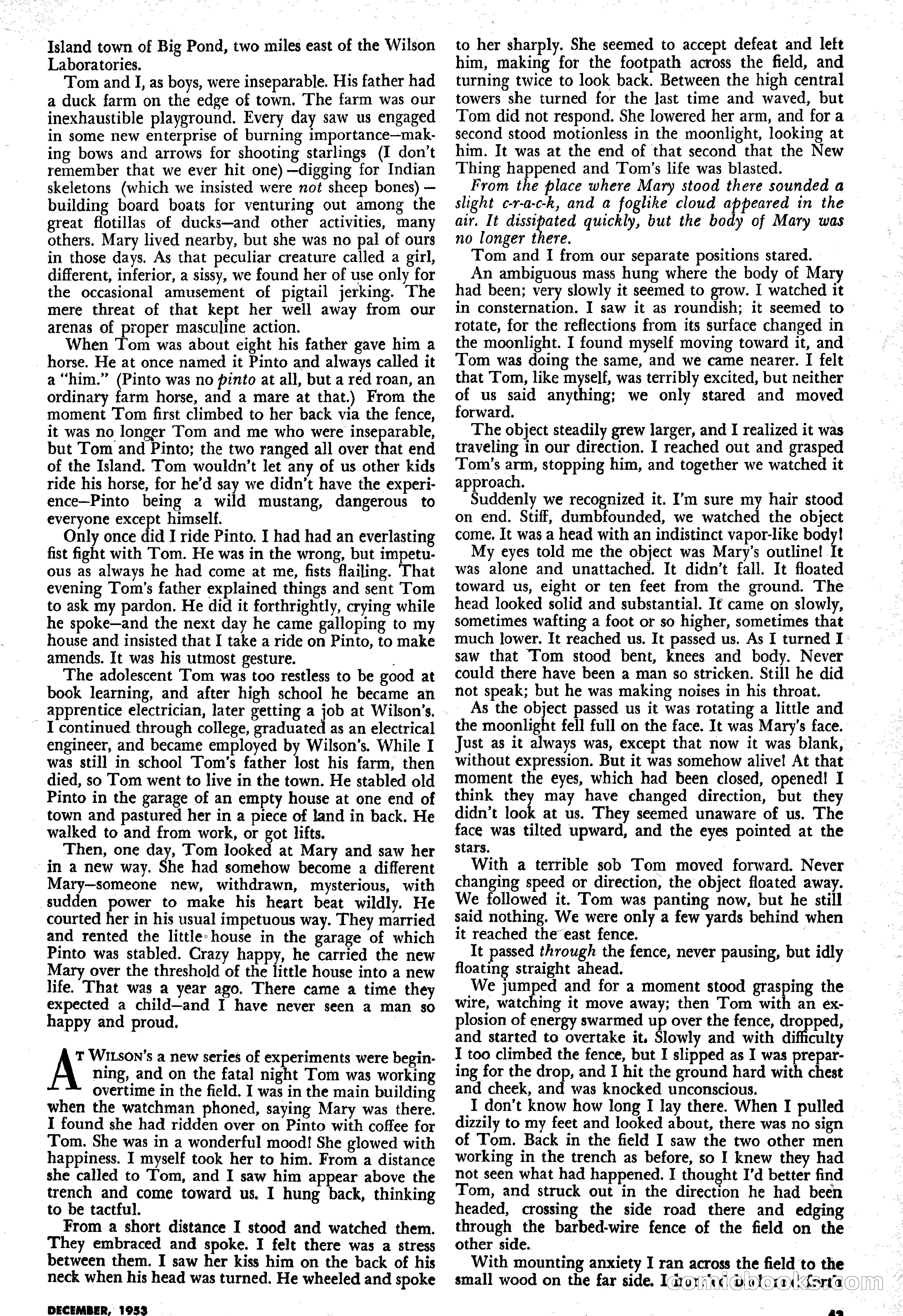 Science Fiction Plus, December 1953 — page 43 of 68
