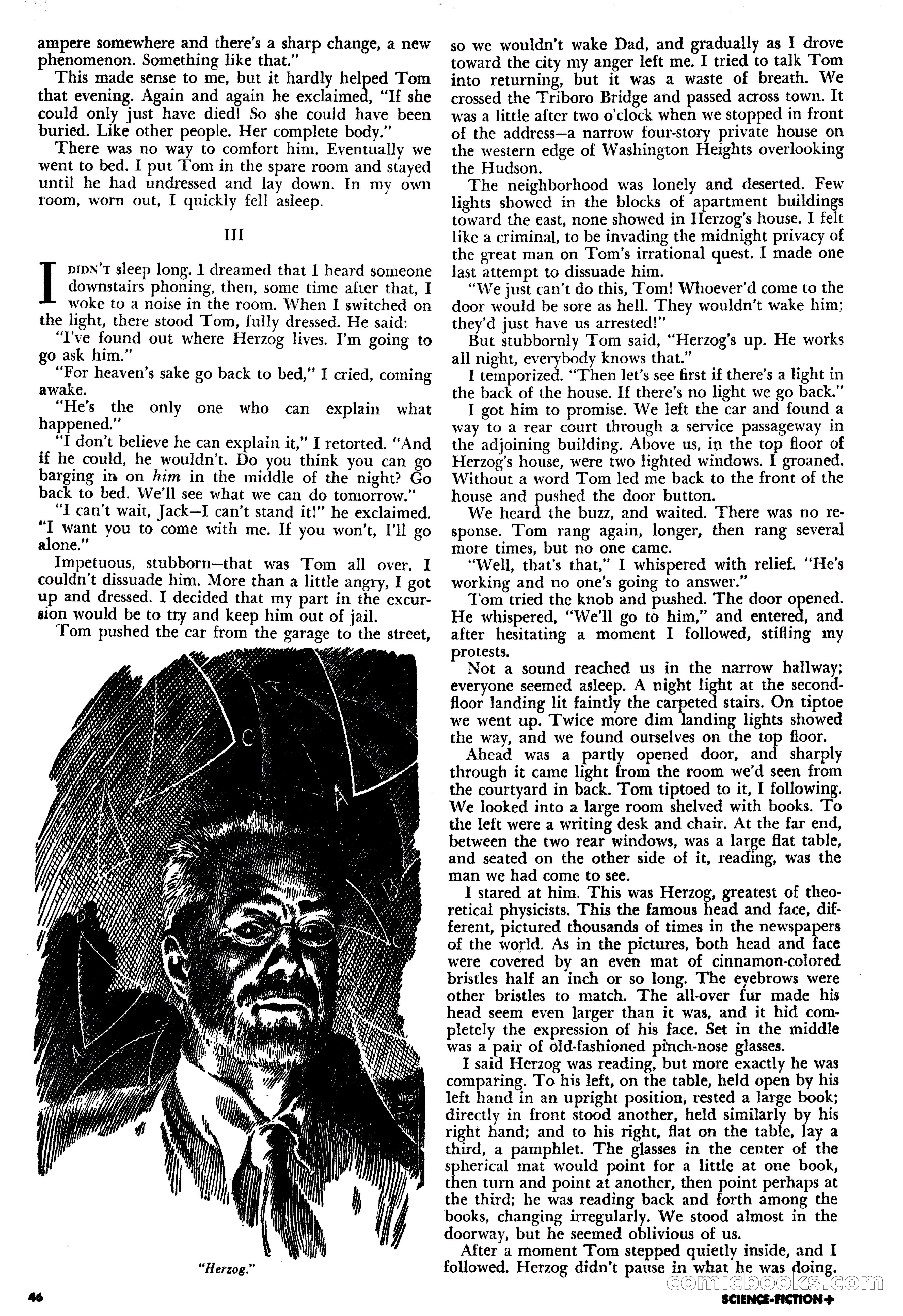 Science Fiction Plus, December 1953 — page 46 of 68