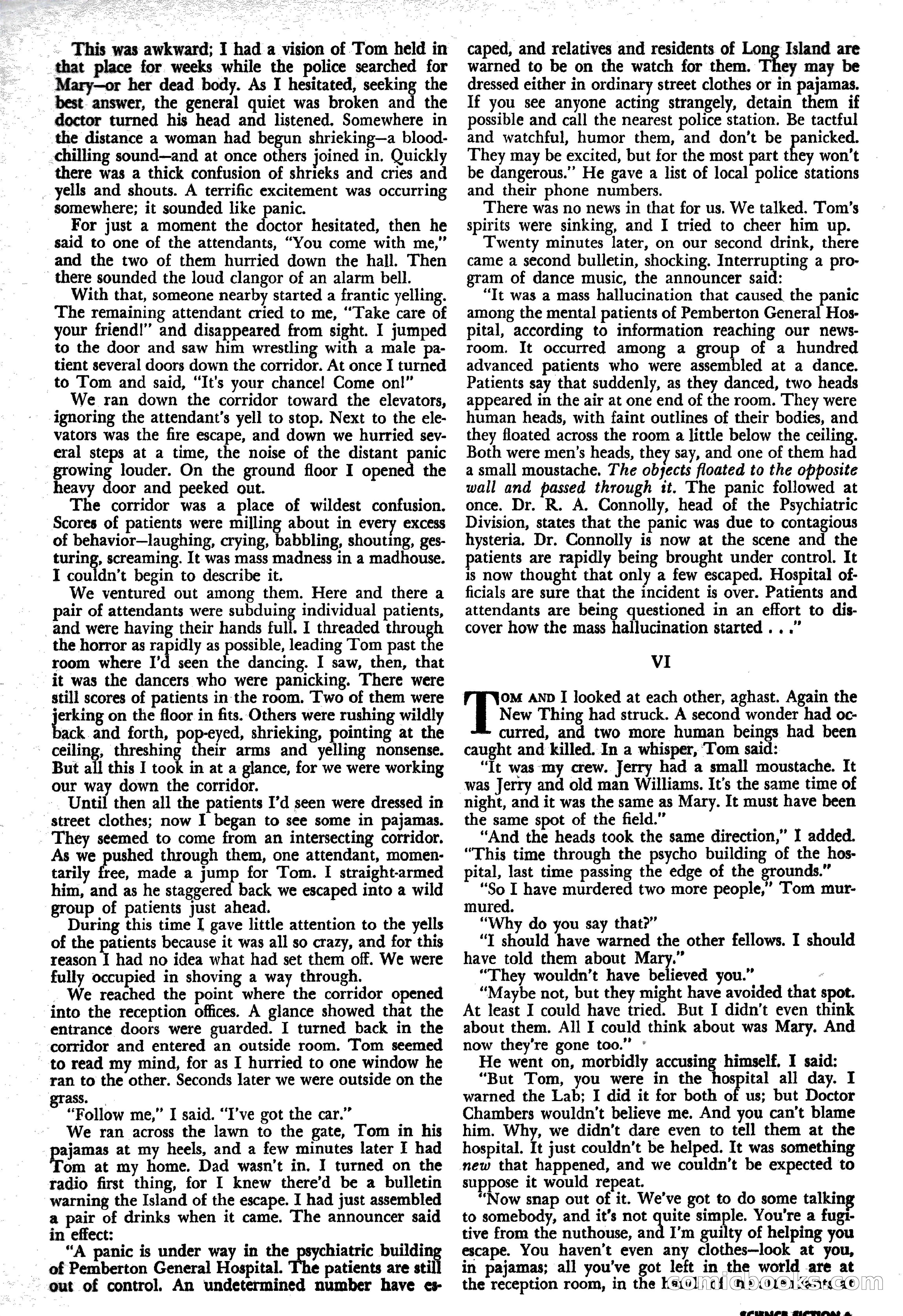 Science Fiction Plus, December 1953 — page 50 of 68