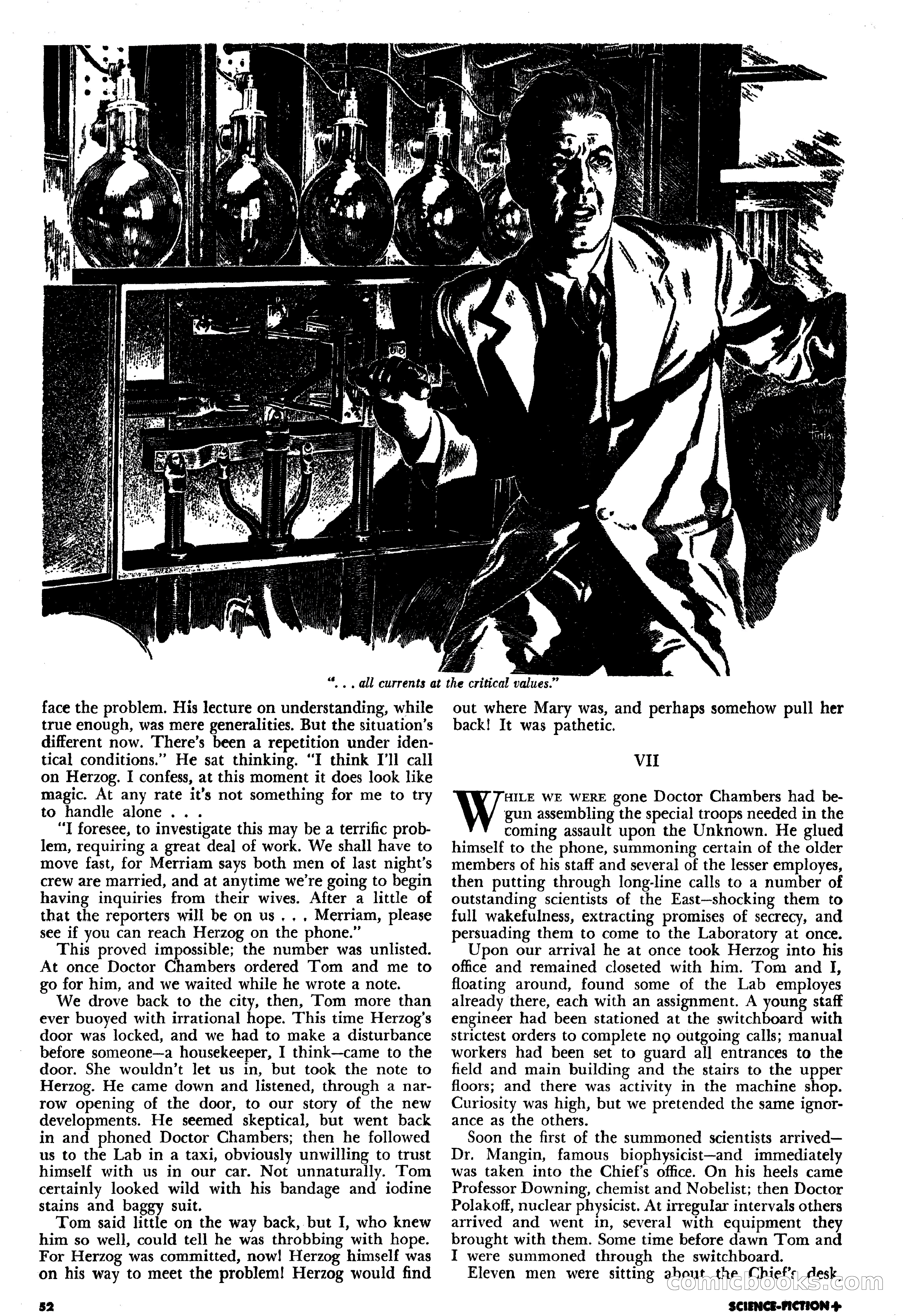 Science Fiction Plus, December 1953 — page 52 of 68