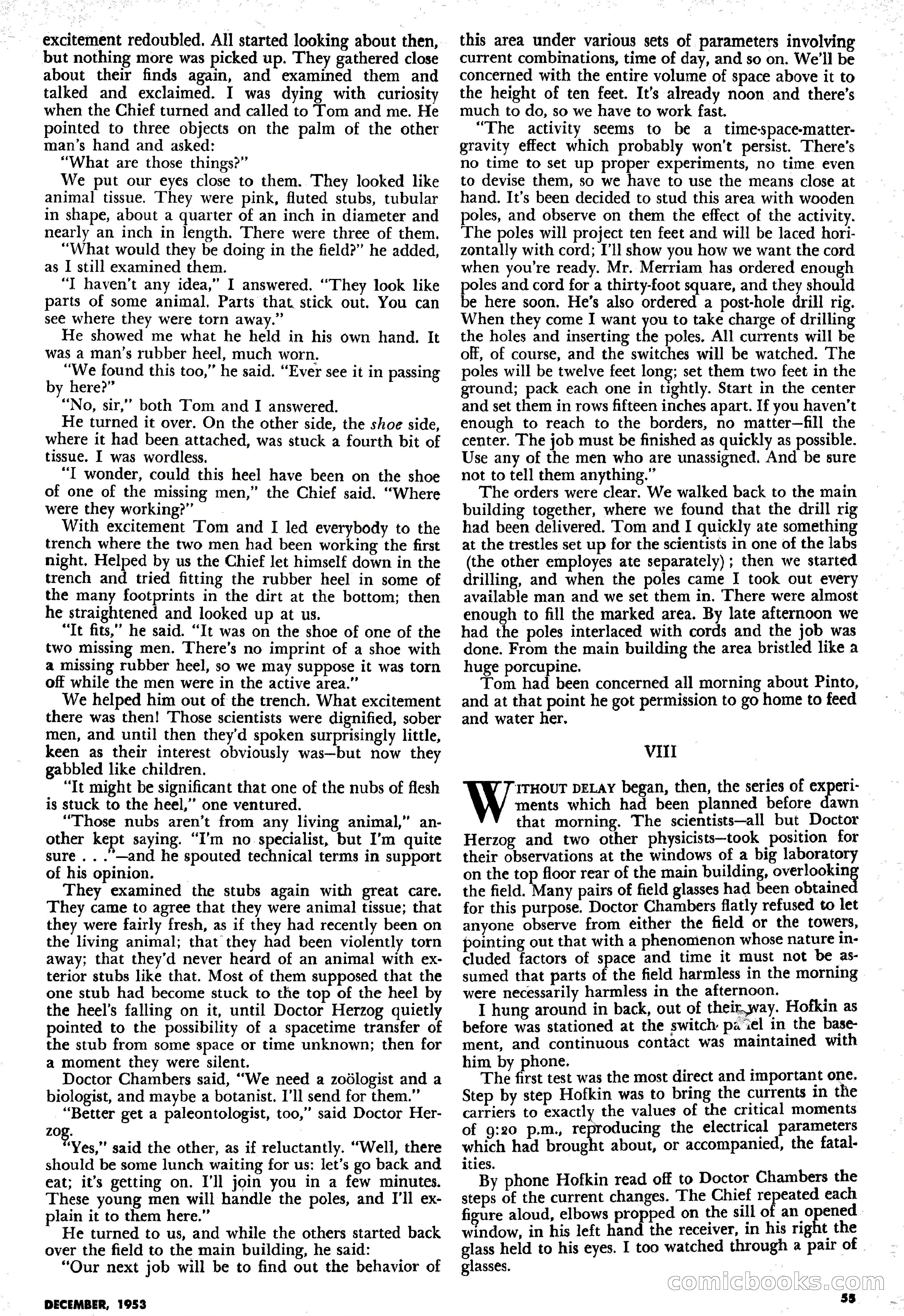Science Fiction Plus, December 1953 — page 55 of 68