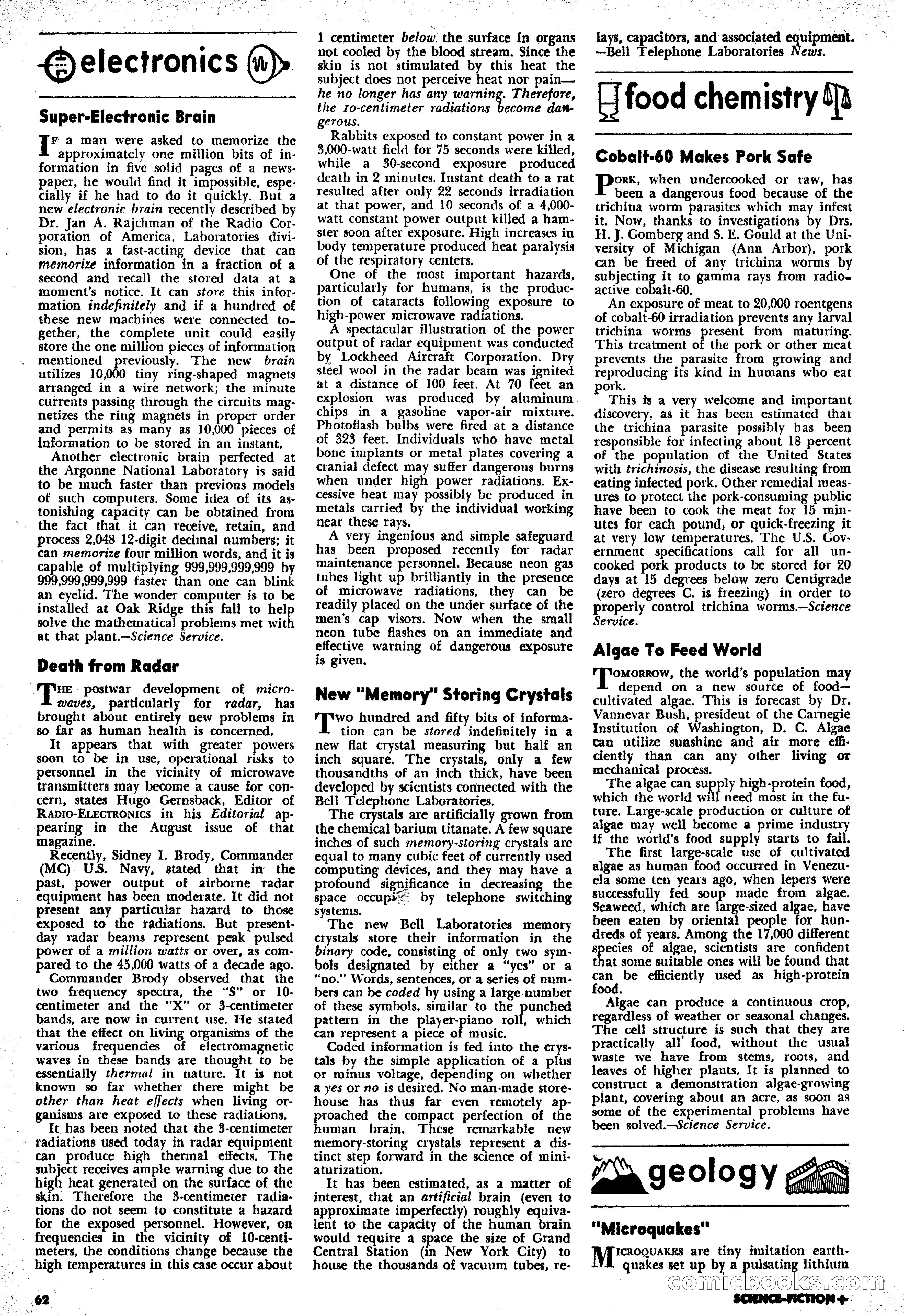 Science Fiction Plus, December 1953 — page 62 of 68