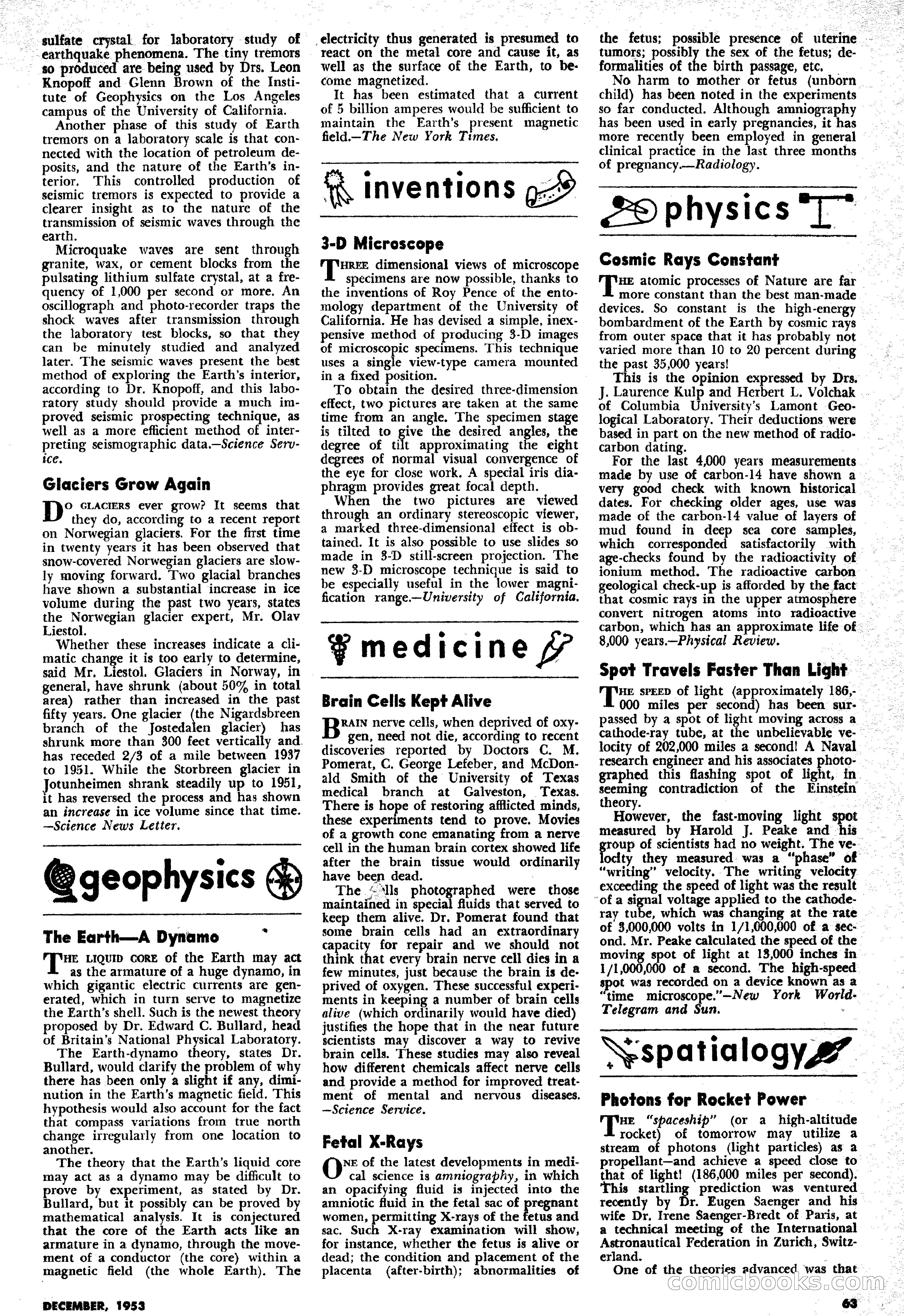 Science Fiction Plus, December 1953 — page 63 of 68