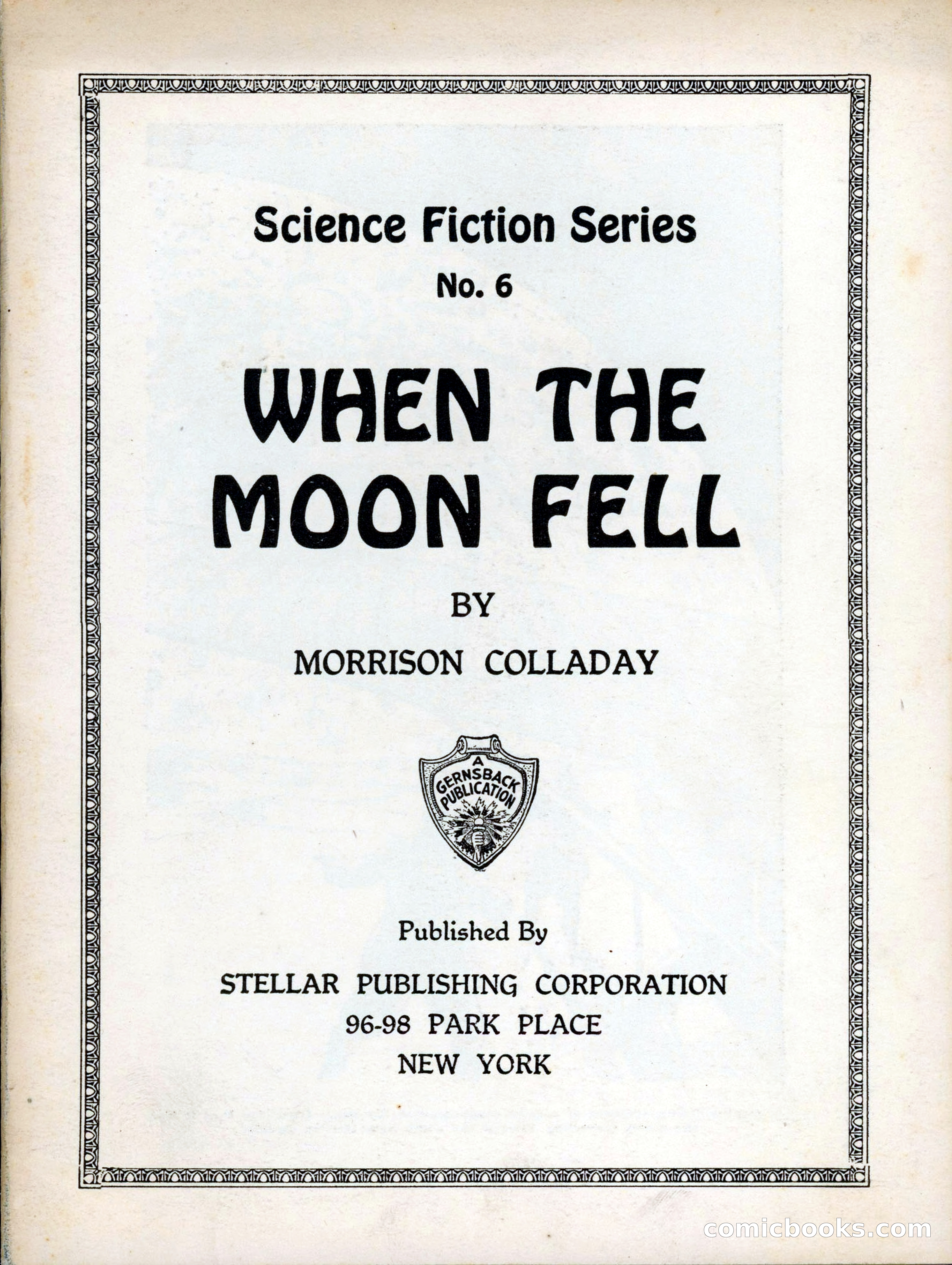 When the Moon Fell