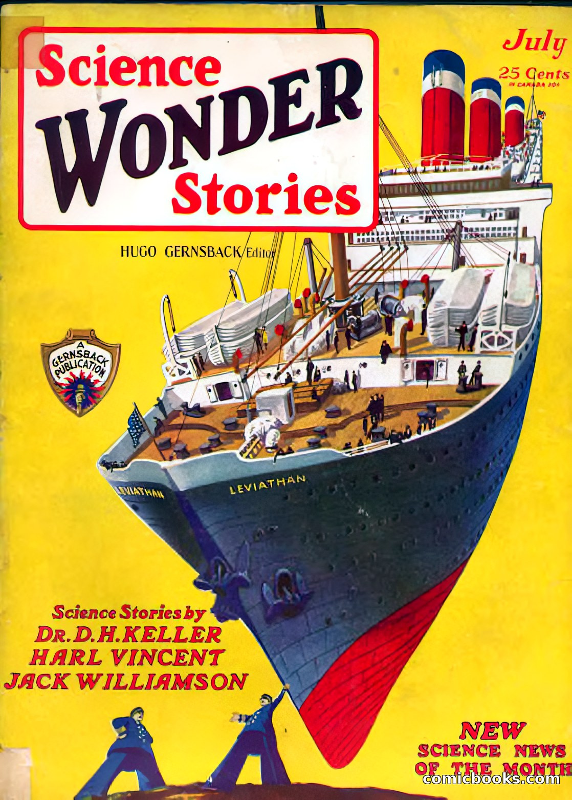 Science Wonder Stories, July 1929