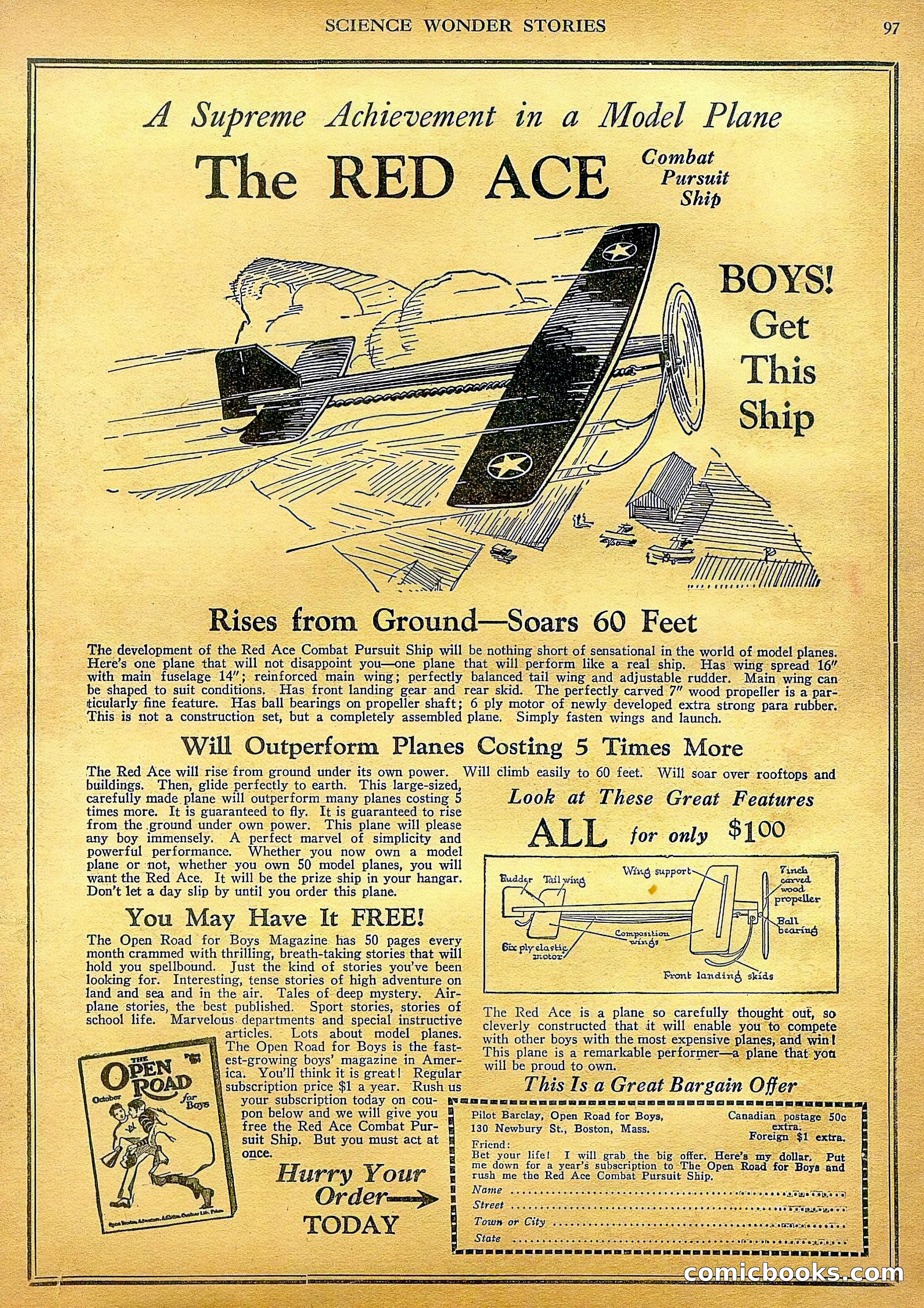 Science Wonder Stories, July 1929 — page 3 of 100