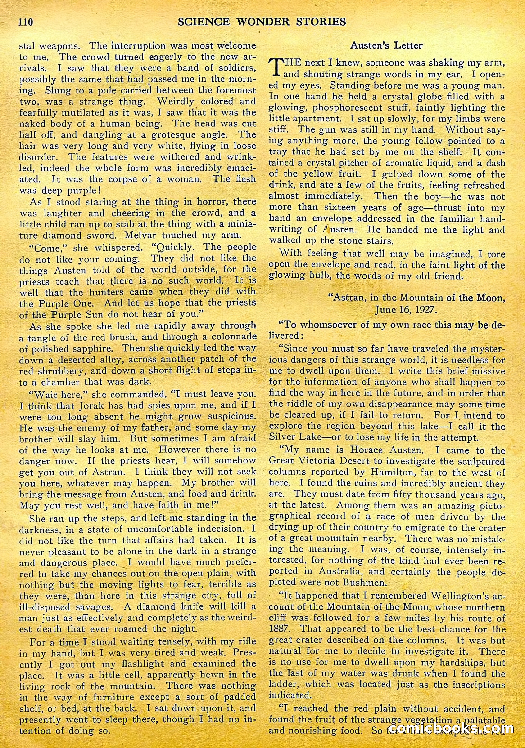 Science Wonder Stories, July 1929 — page 16 of 100