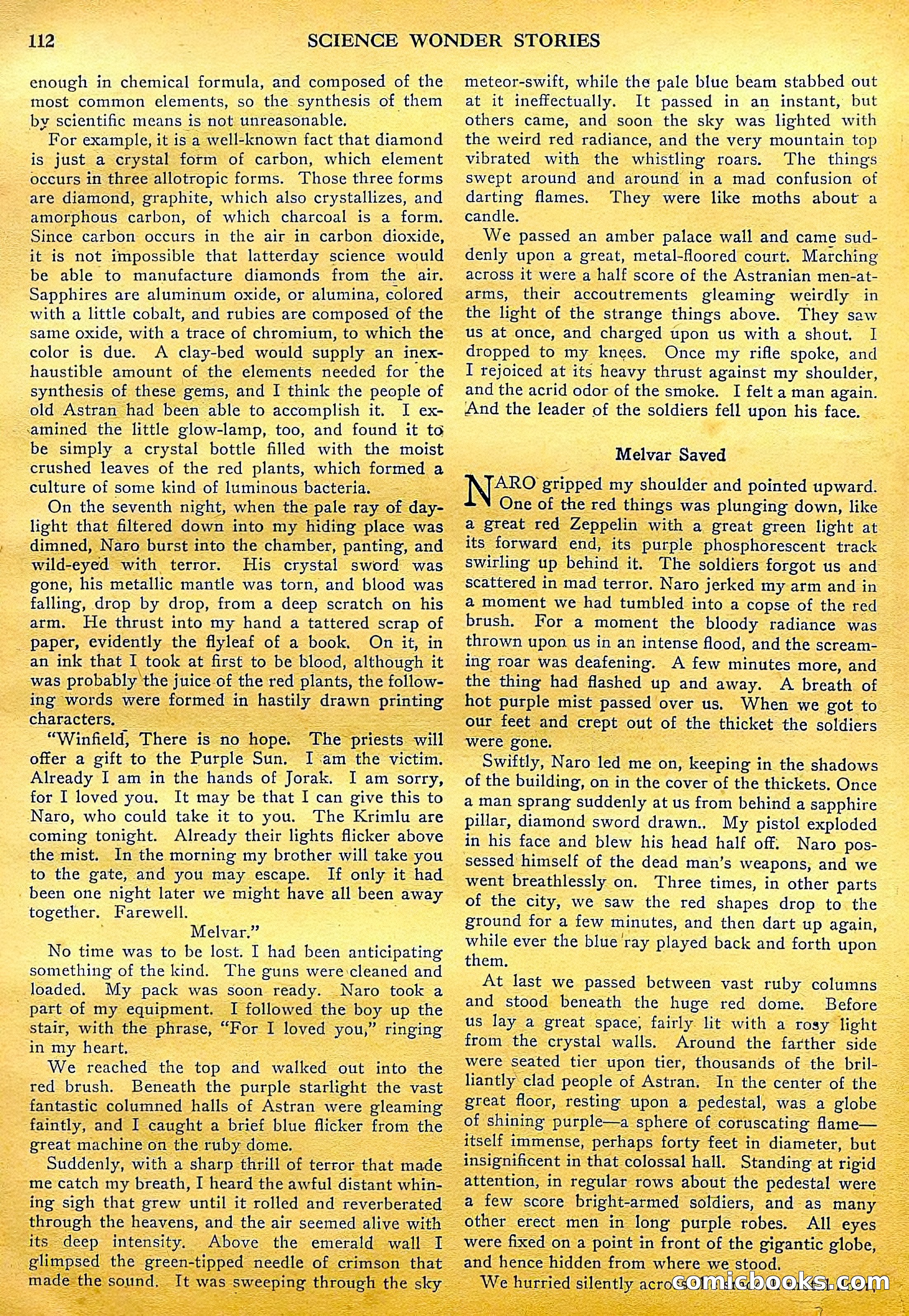 Science Wonder Stories, July 1929 — page 18 of 100