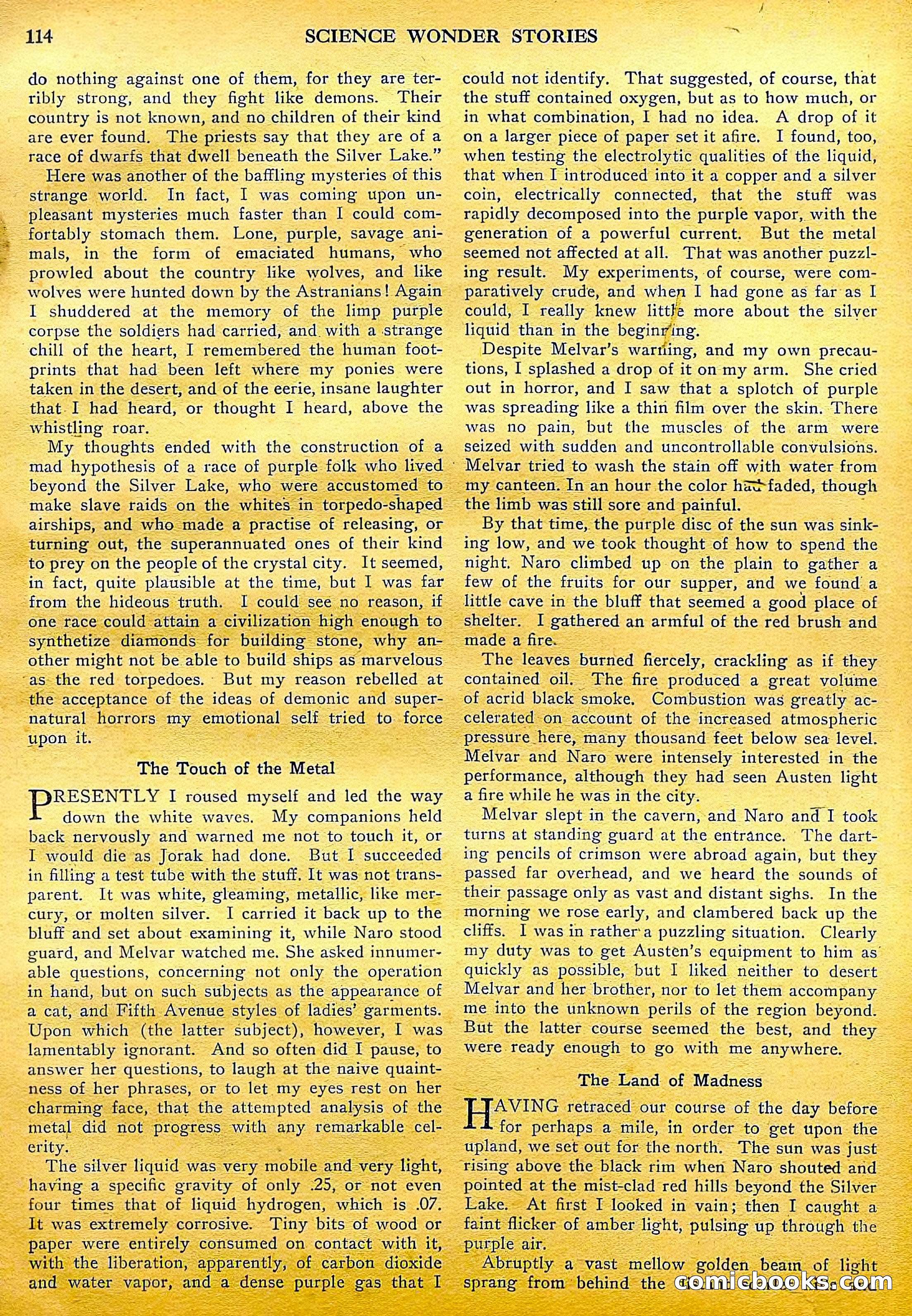 Science Wonder Stories, July 1929 — page 20 of 100