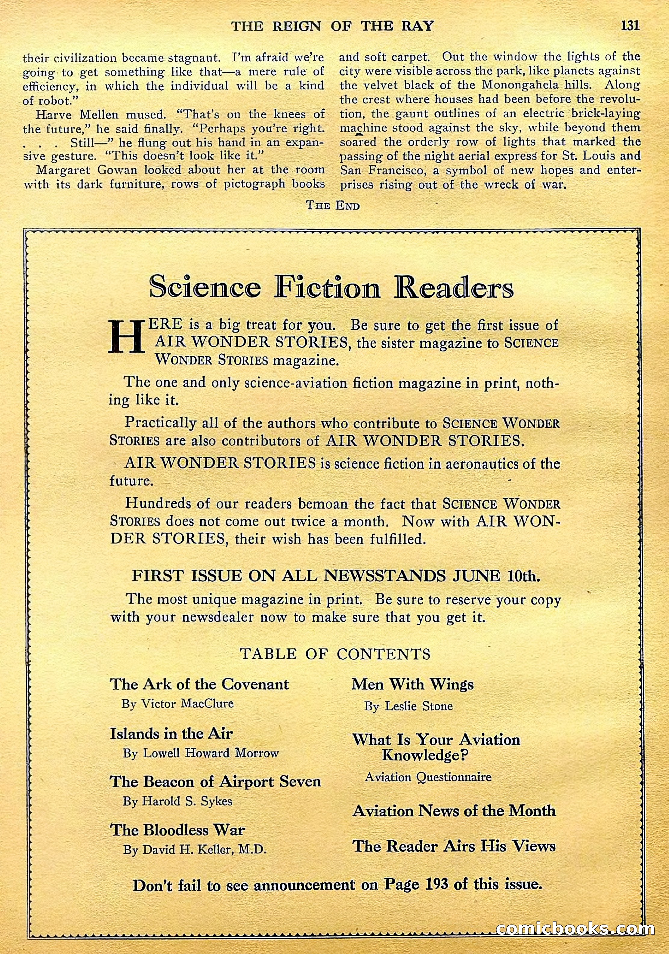Science Wonder Stories, July 1929 — page 37 of 100