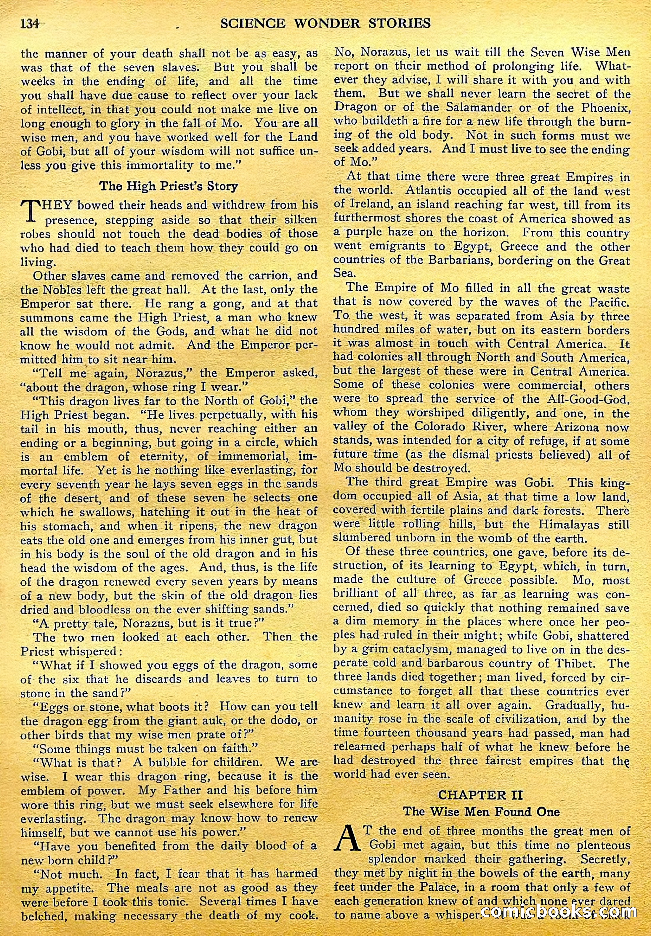 Science Wonder Stories, July 1929 — page 40 of 100