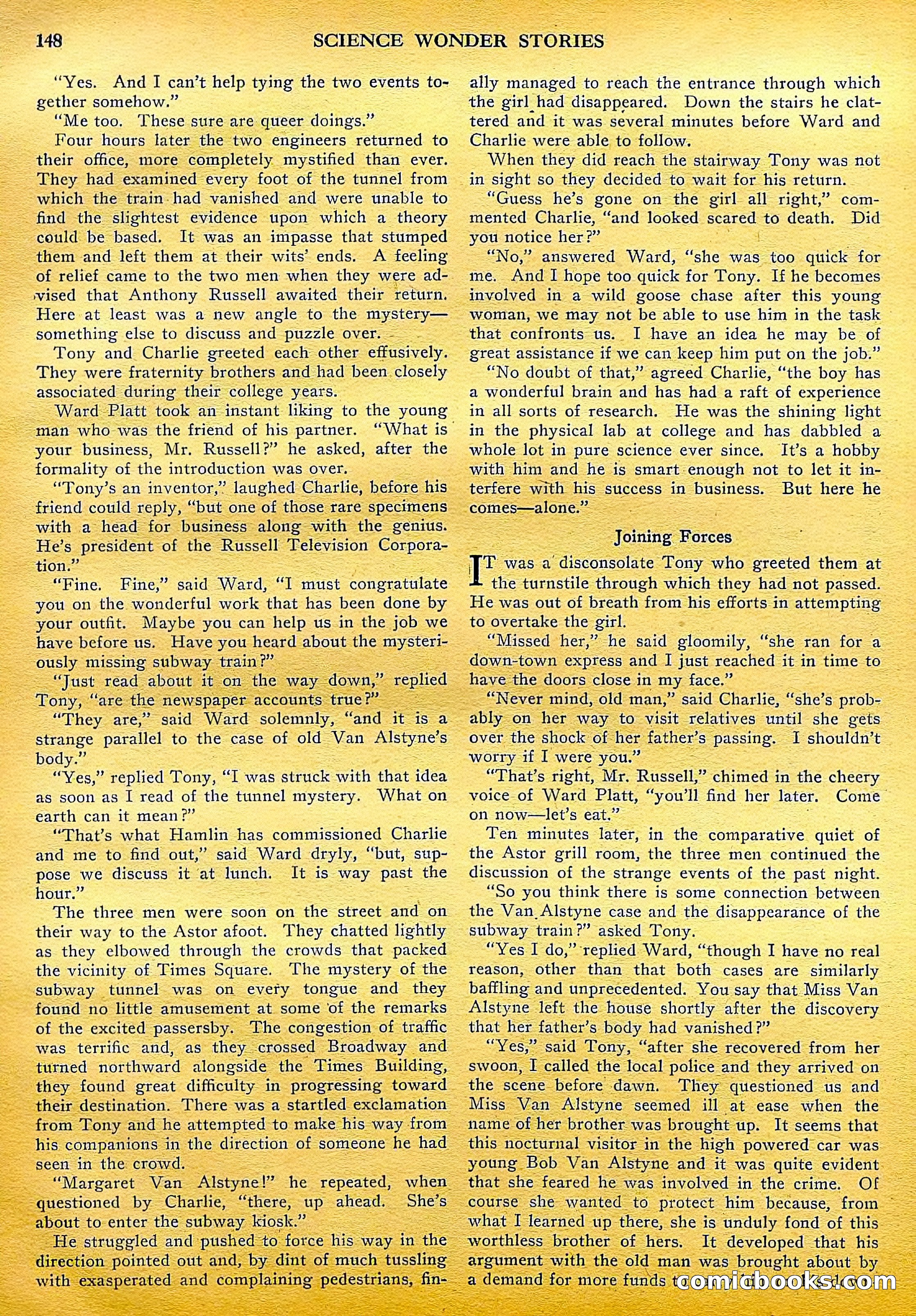 Science Wonder Stories, July 1929 — page 54 of 100