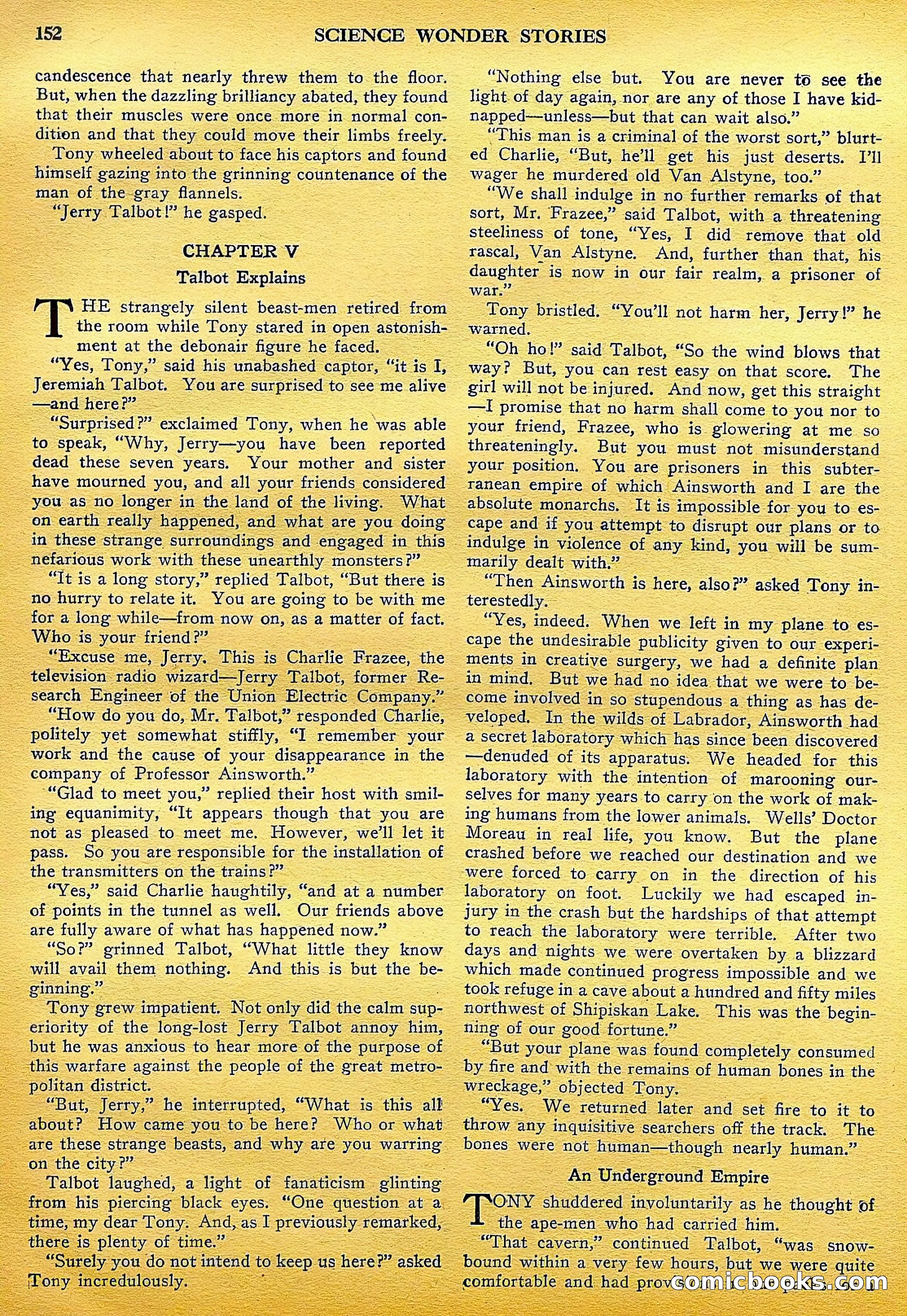 Science Wonder Stories, July 1929 — page 58 of 100