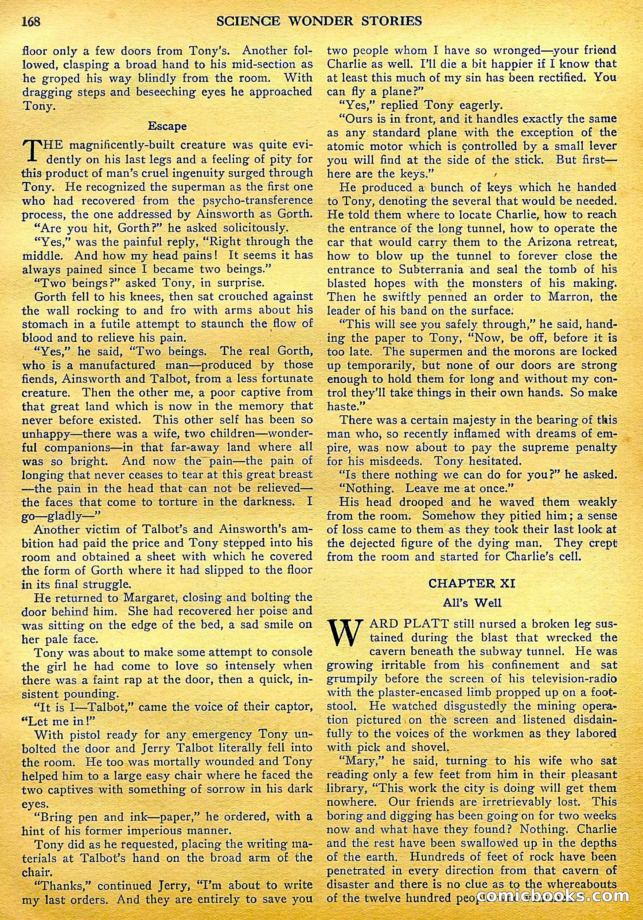 Science Wonder Stories, July 1929 — page 74 of 100
