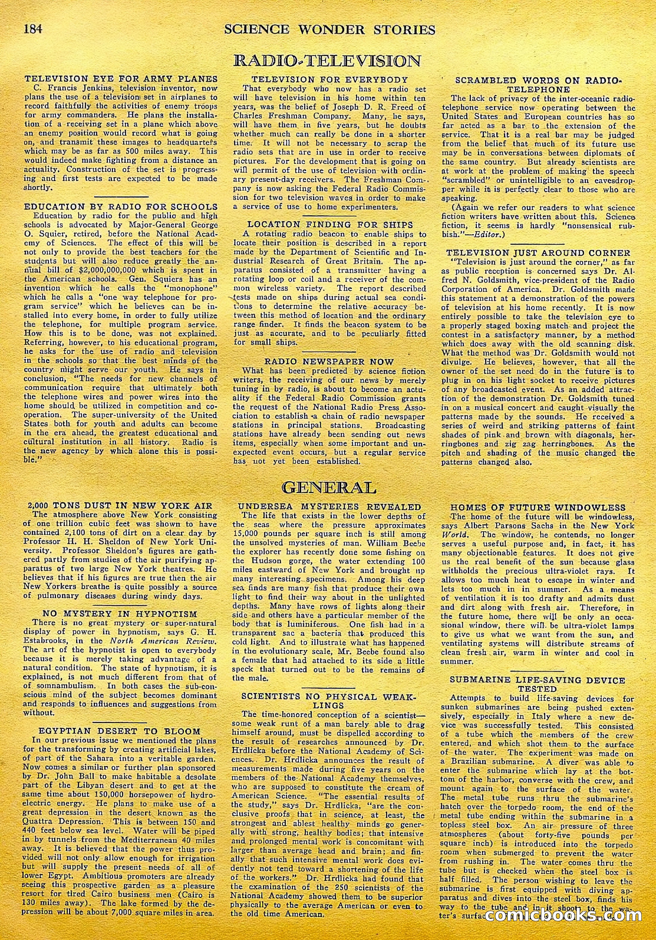 Science Wonder Stories, July 1929 — page 90 of 100