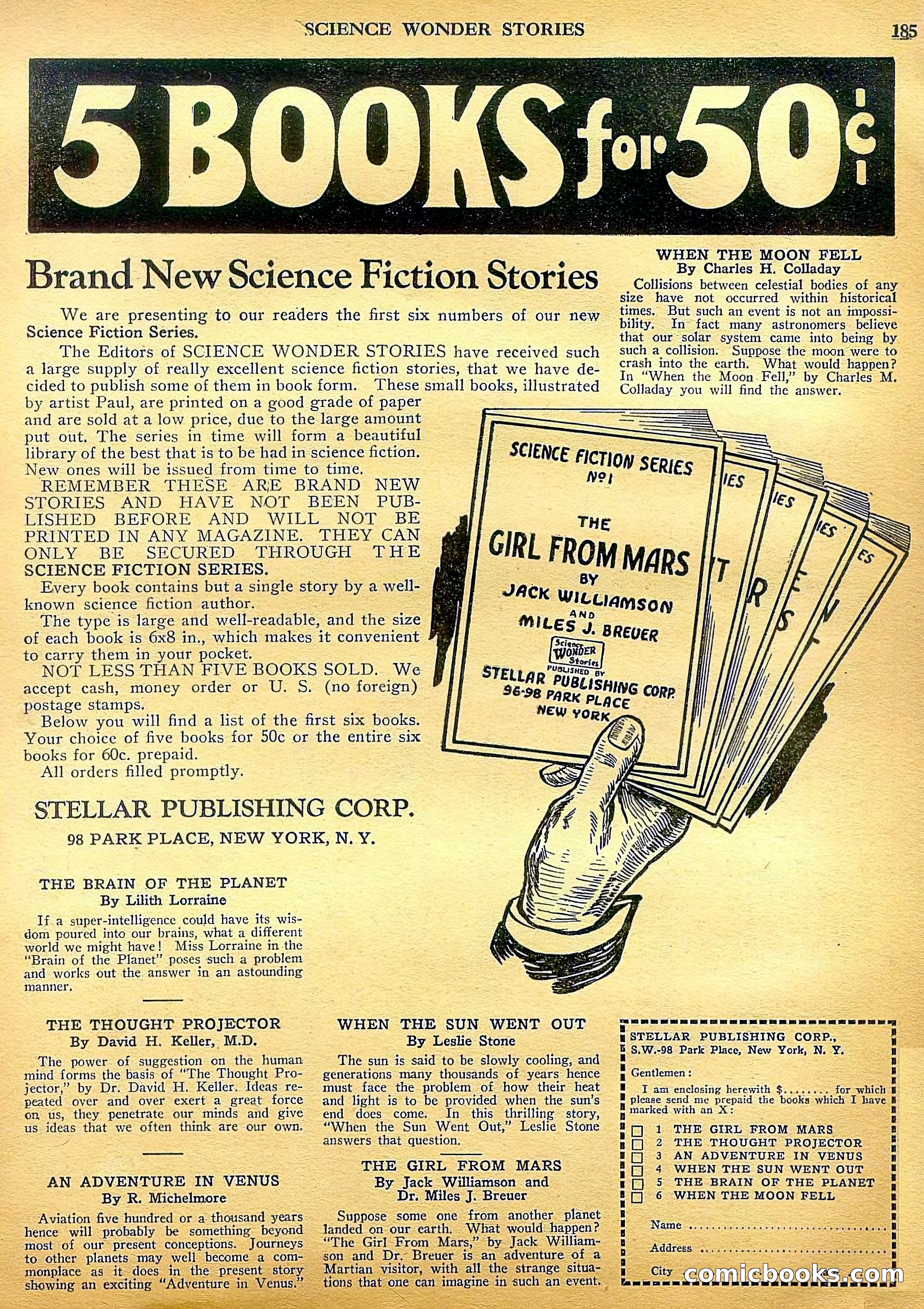 Science Wonder Stories, July 1929 — page 91 of 100