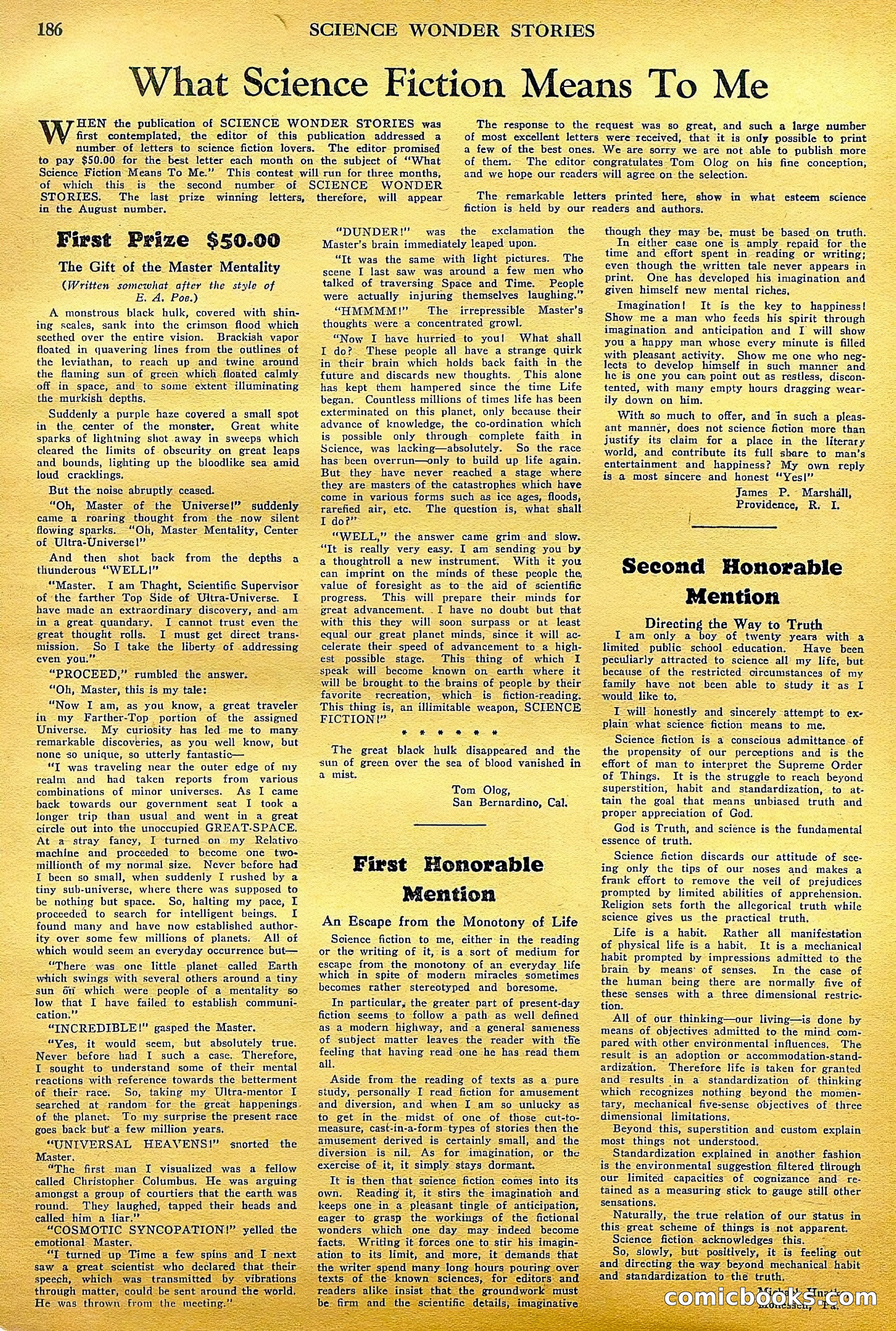 Science Wonder Stories, July 1929 — page 92 of 100