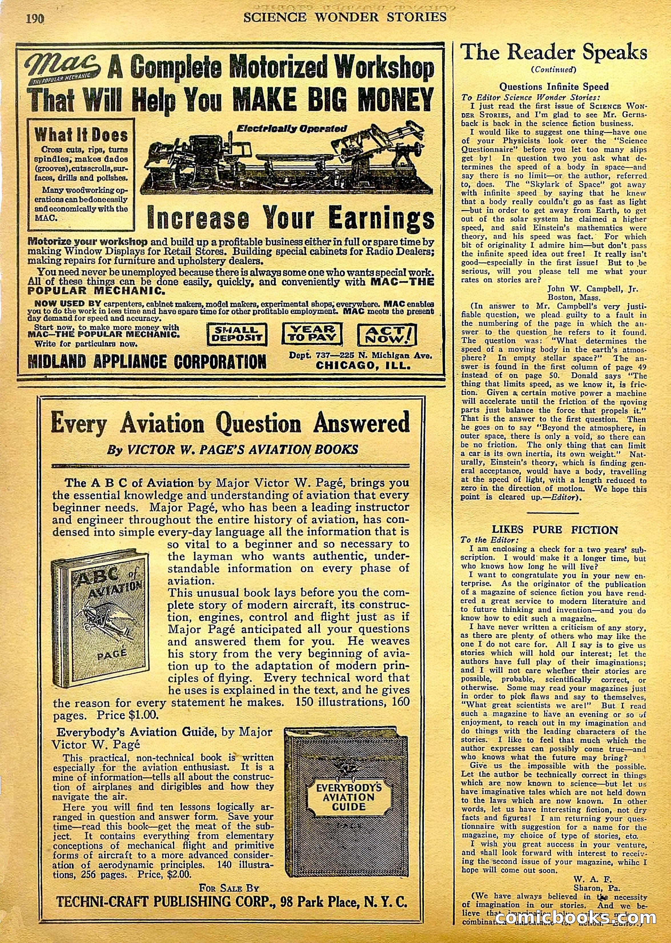 Science Wonder Stories, July 1929 — page 96 of 100