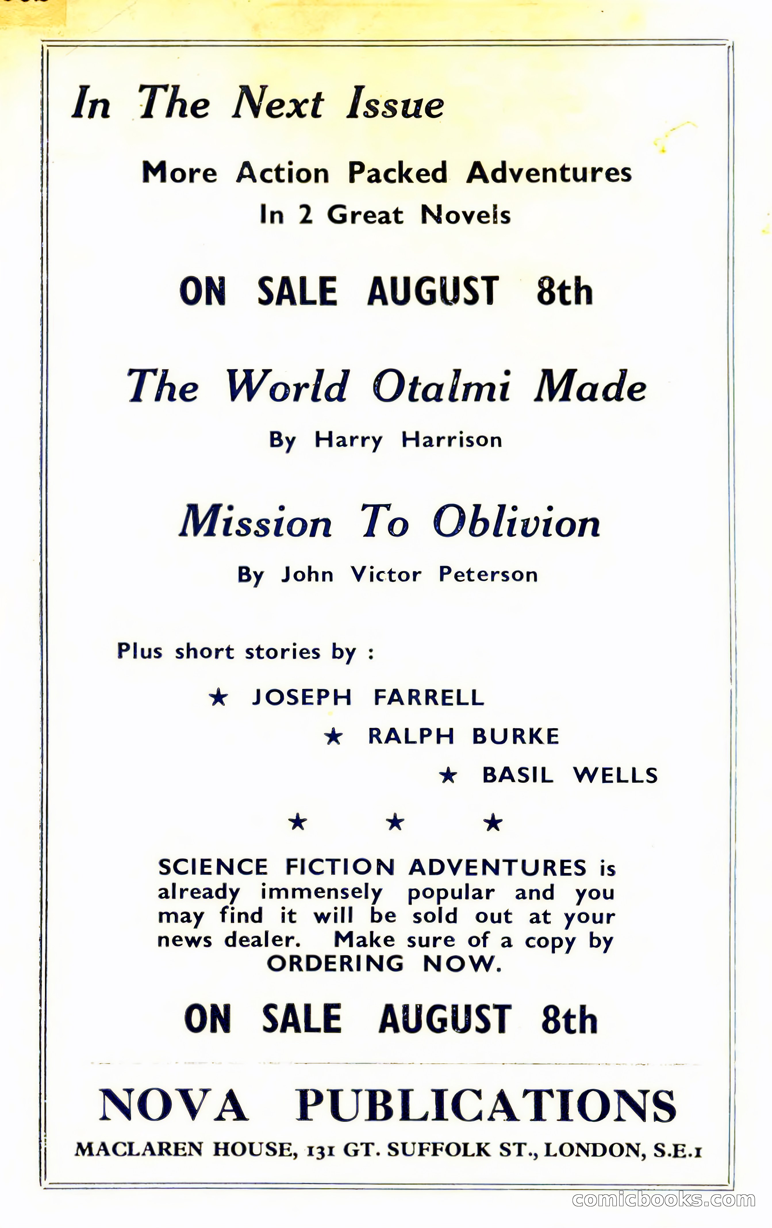 Science Fiction Adventures (UK) #3 — page 2 of 116